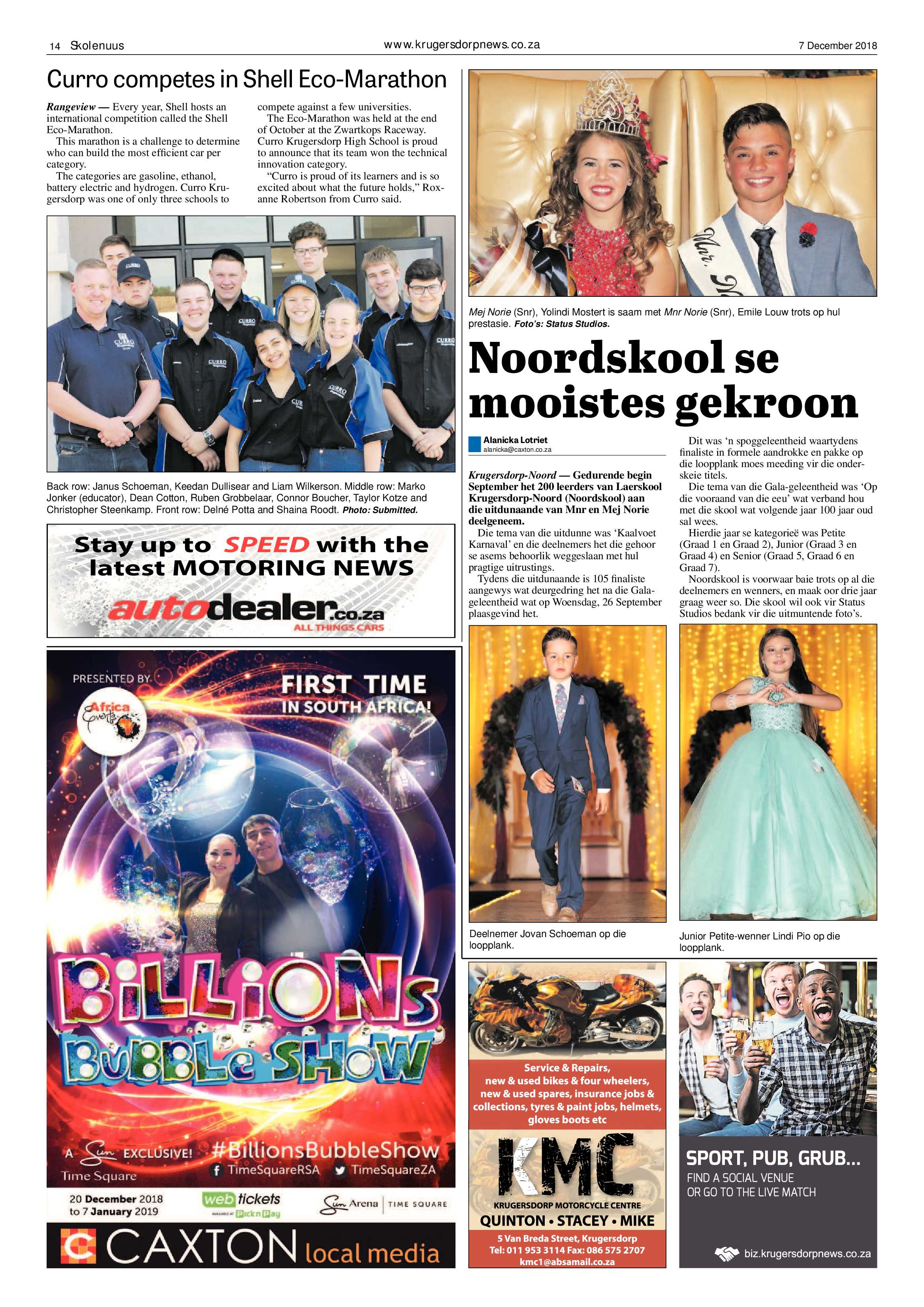 Krugersdorp News 7 December 2018 page 14