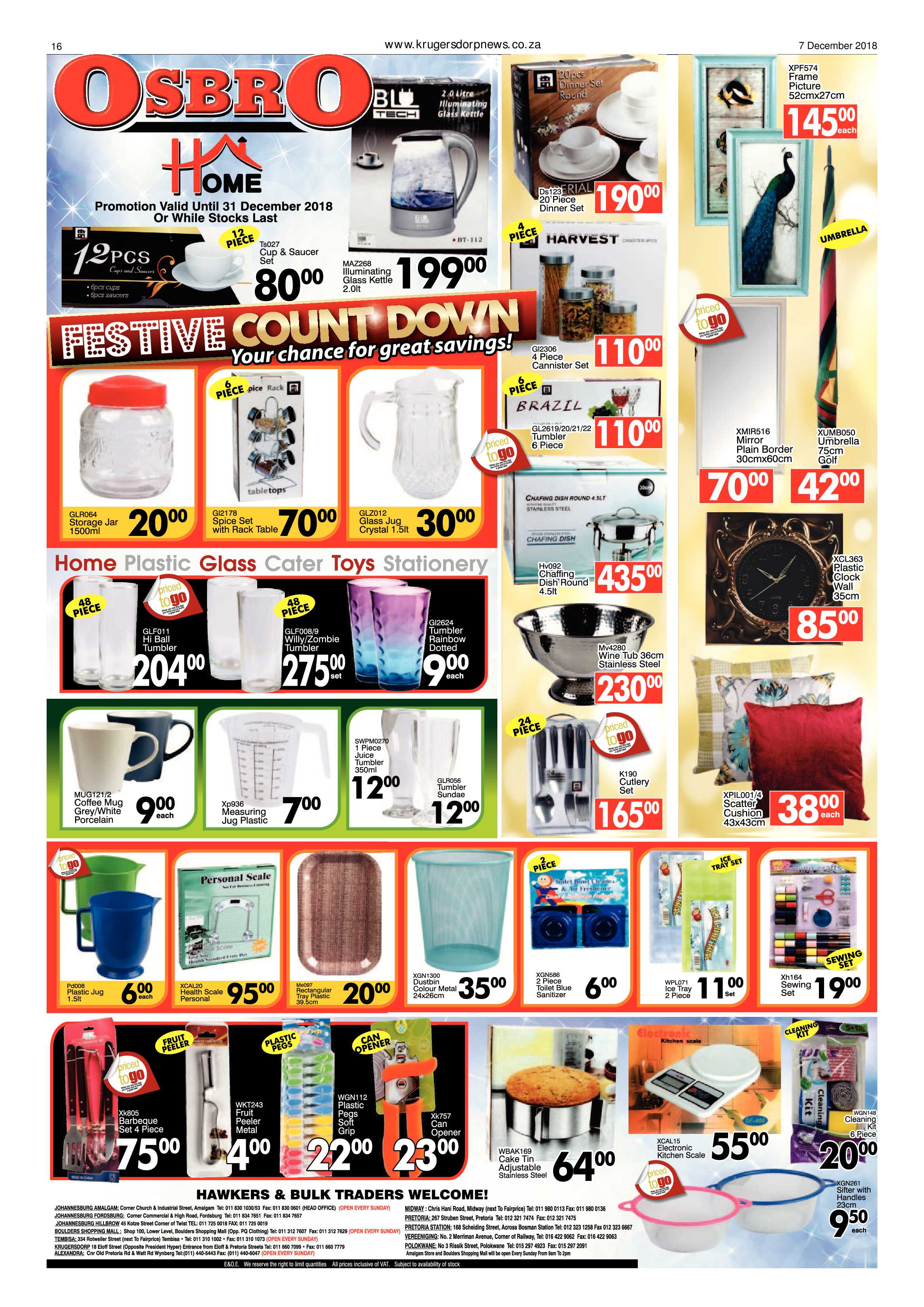 Krugersdorp News 7 December 2018 page 16
