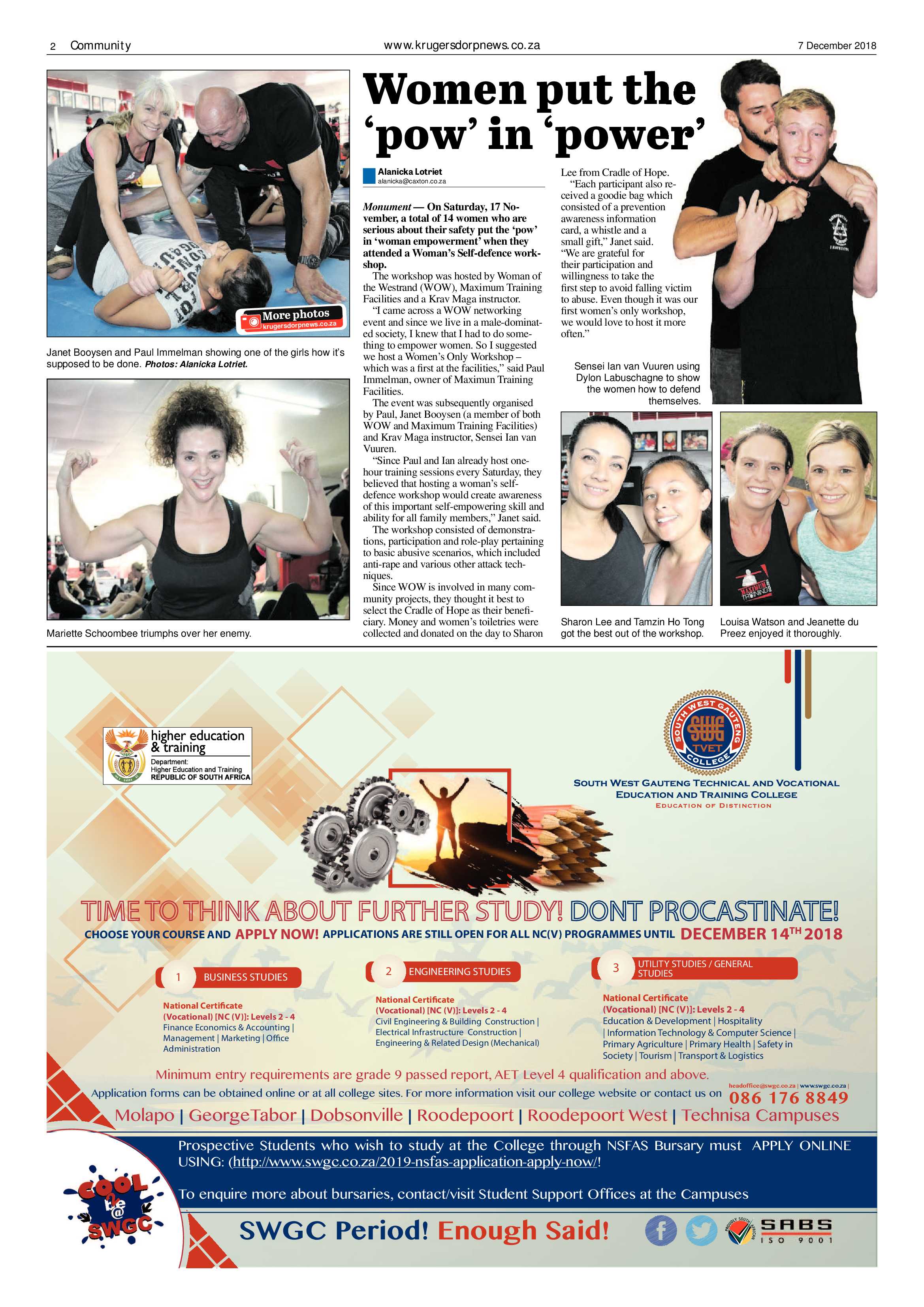 Krugersdorp News 7 December 2018 page 2