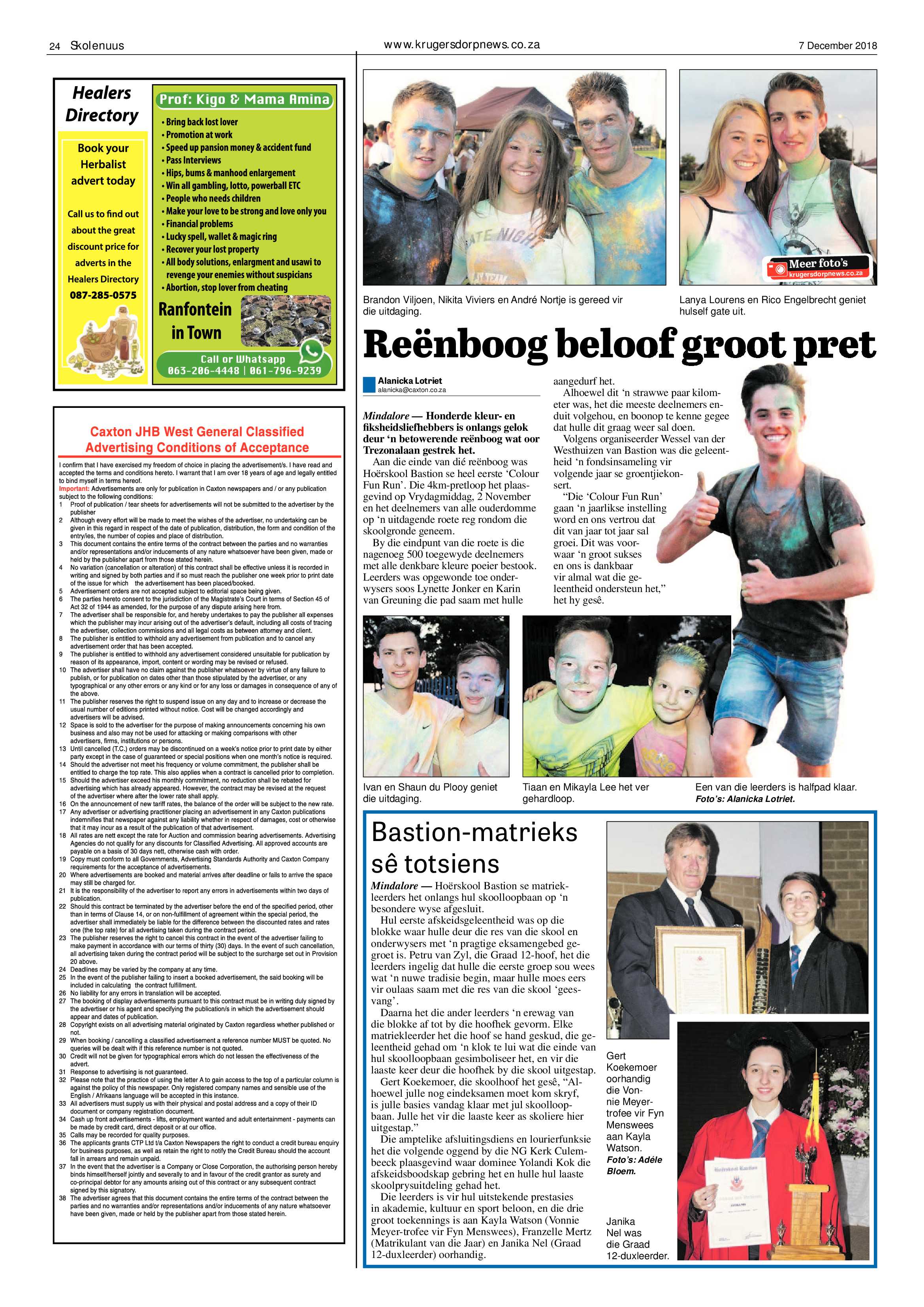 Krugersdorp News 7 December 2018 page 24