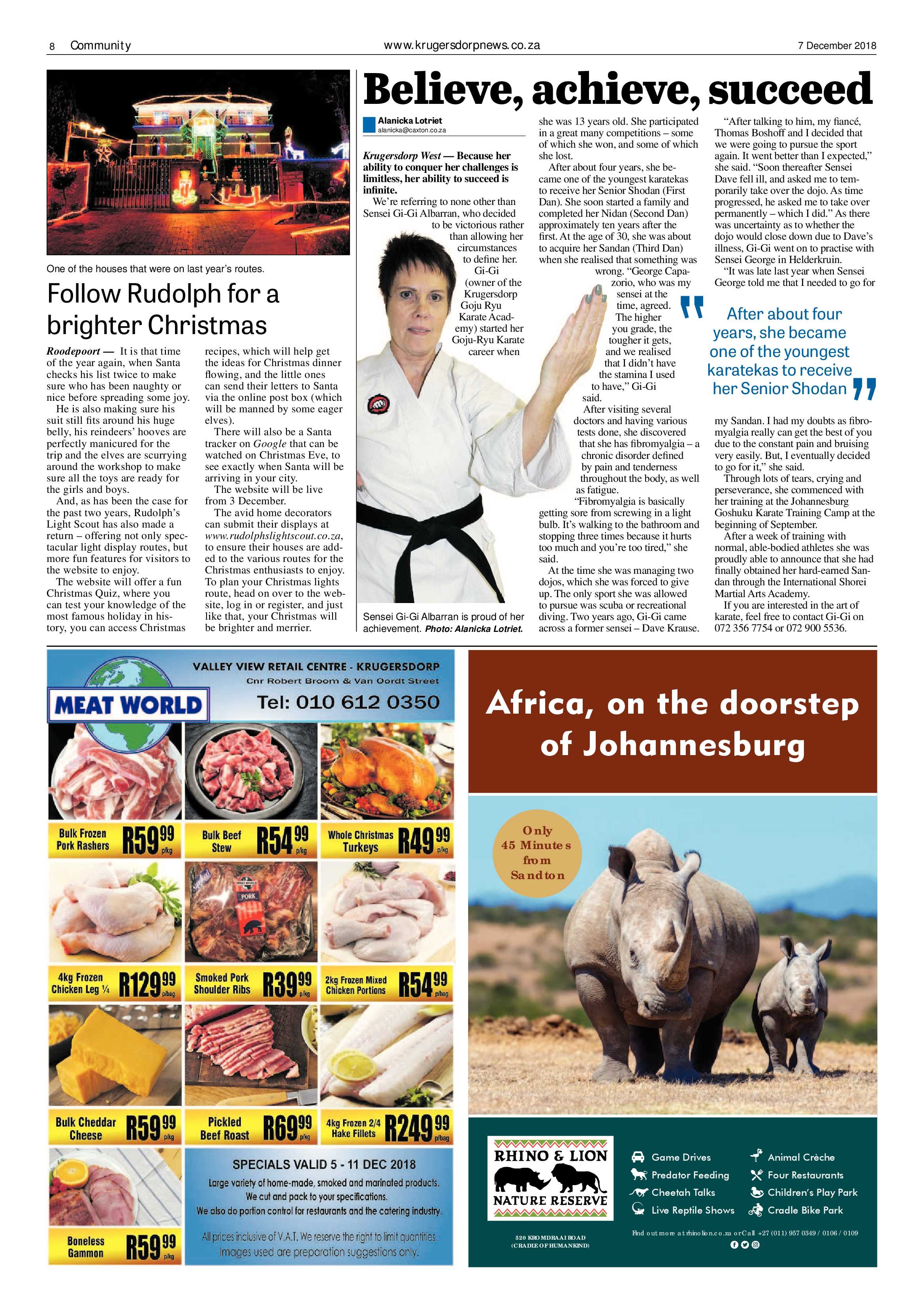 Krugersdorp News 7 December 2018 page 8