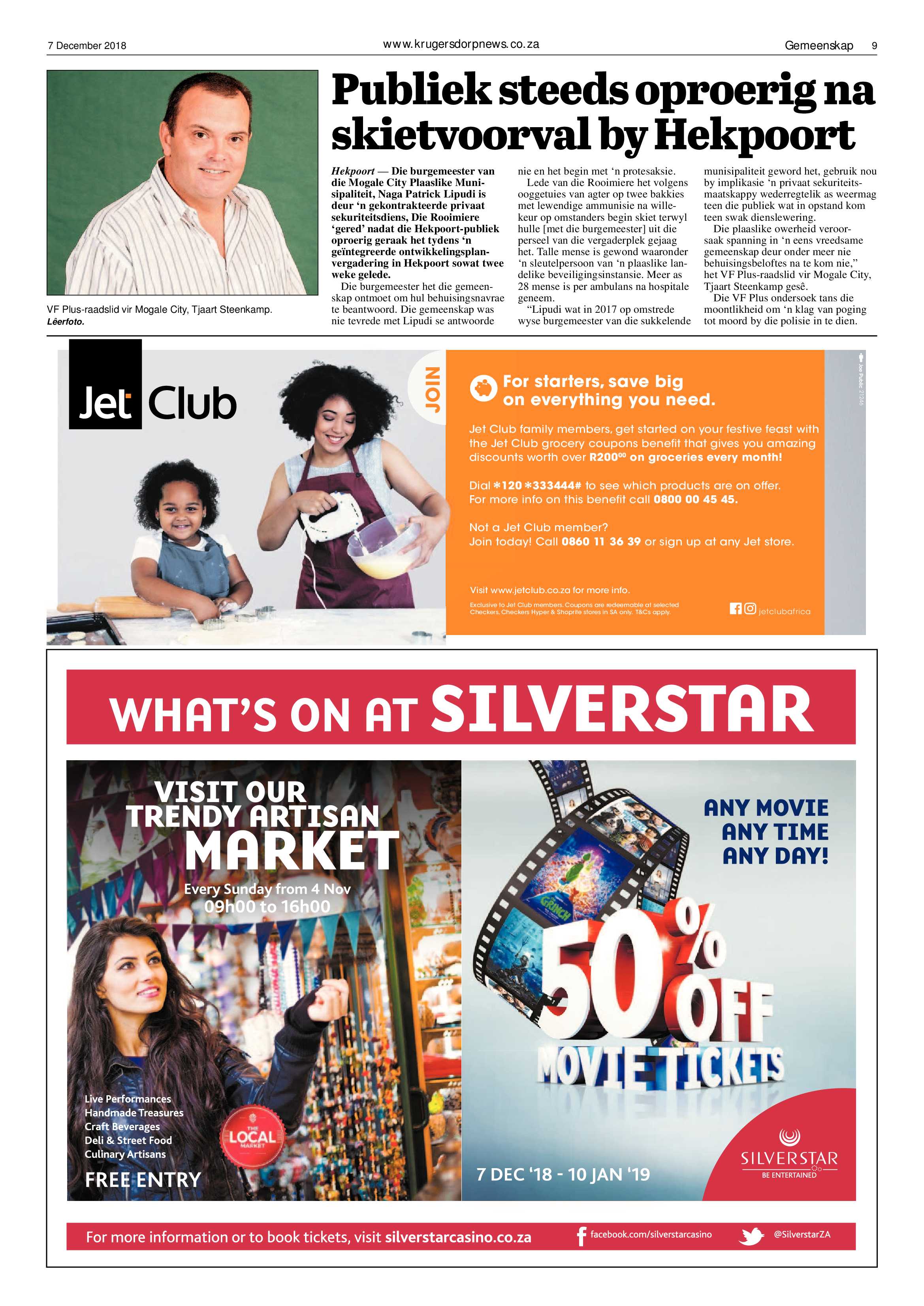 Krugersdorp News 7 December 2018 page 9
