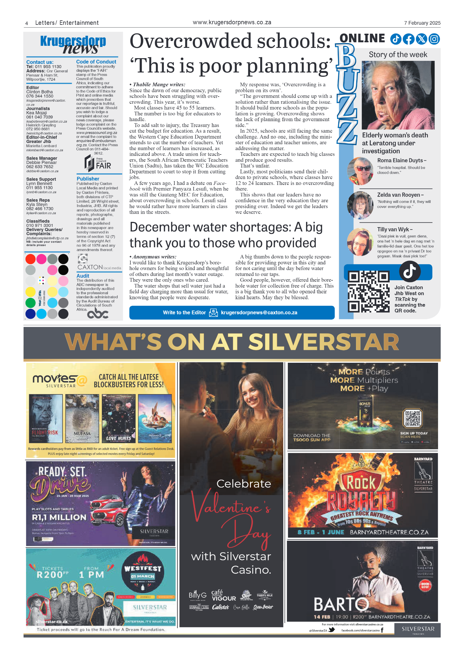 Krugersdorp News 7 February 2025 page 4