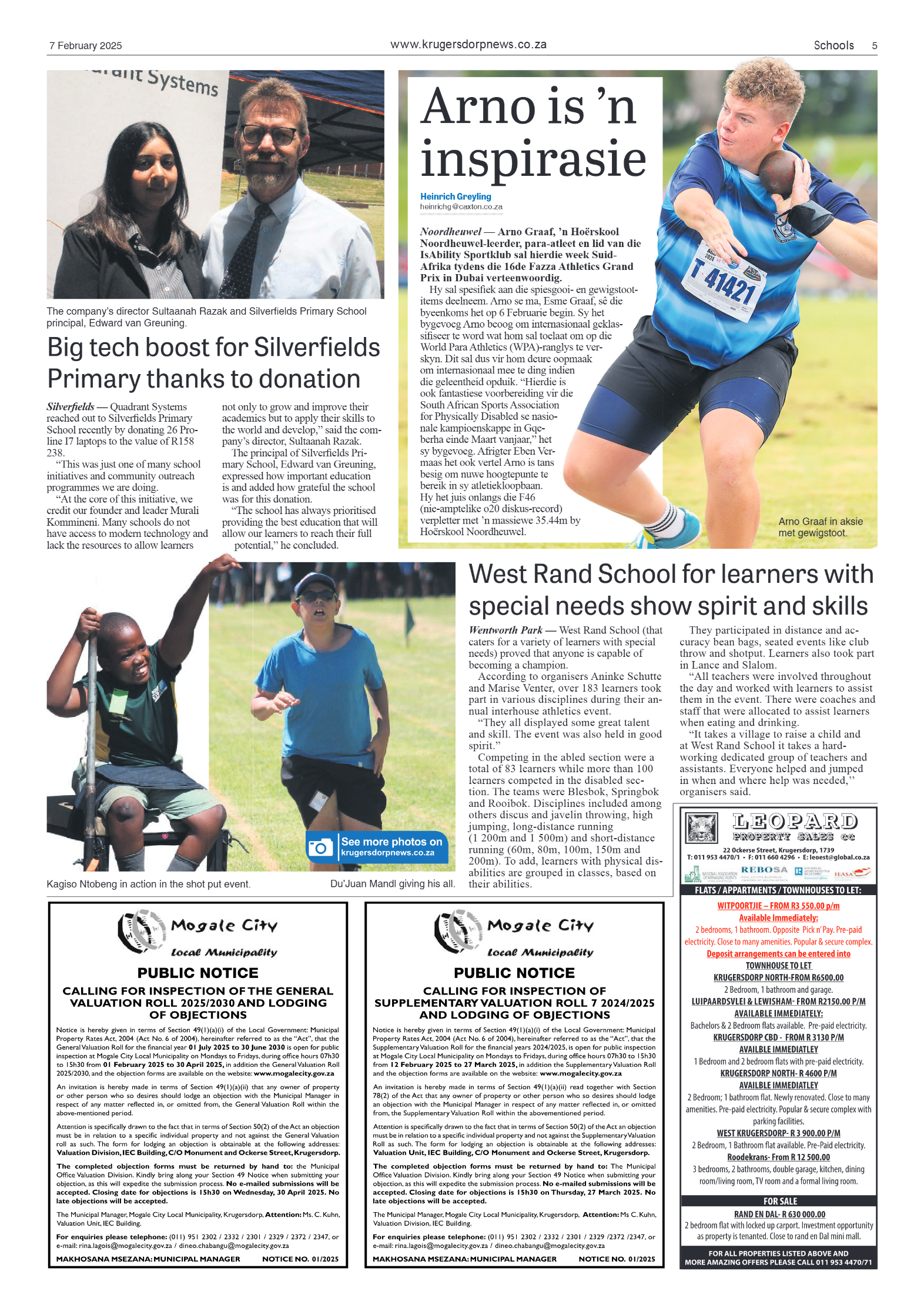 Krugersdorp News 7 February 2025 page 5
