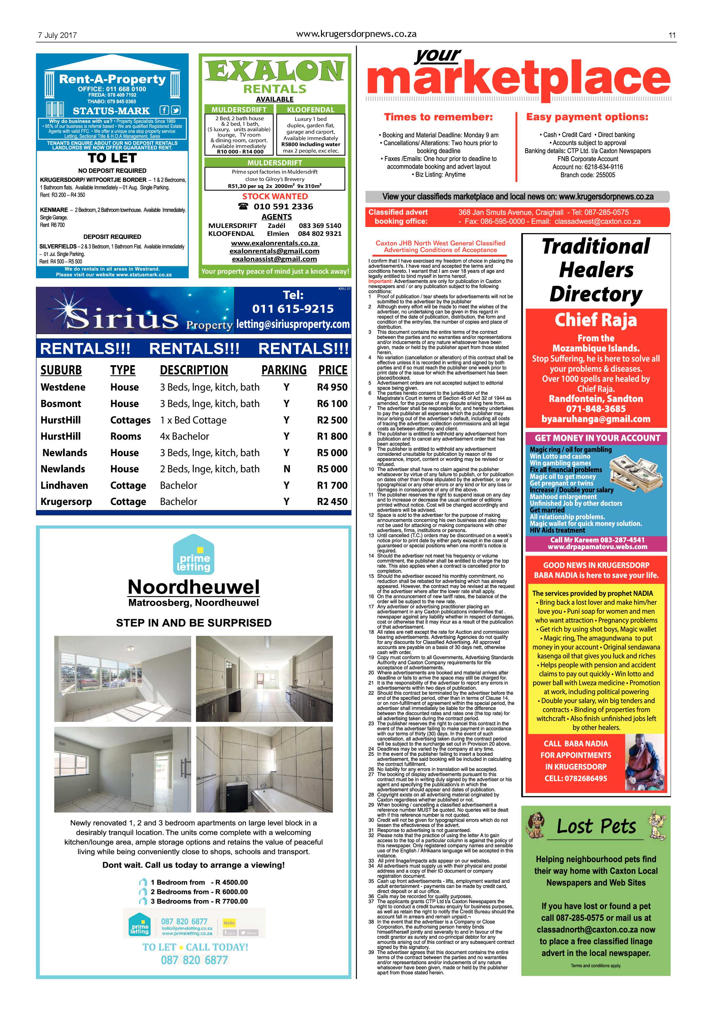 Krugersdorp News 7 July 2017 page 11