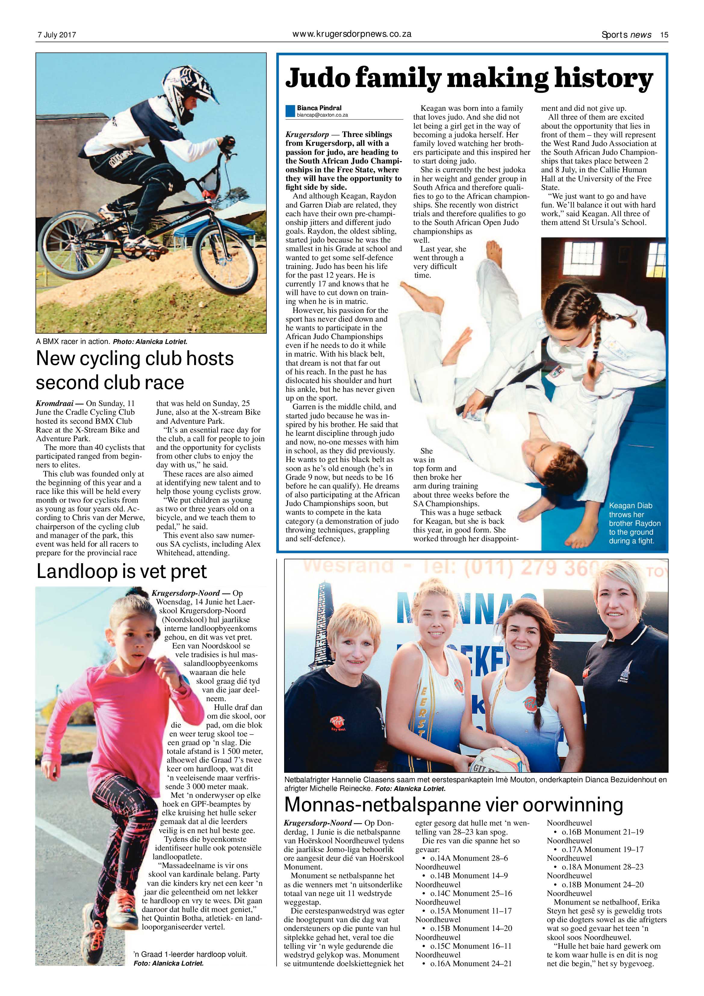 Krugersdorp News 7 July 2017 page 15
