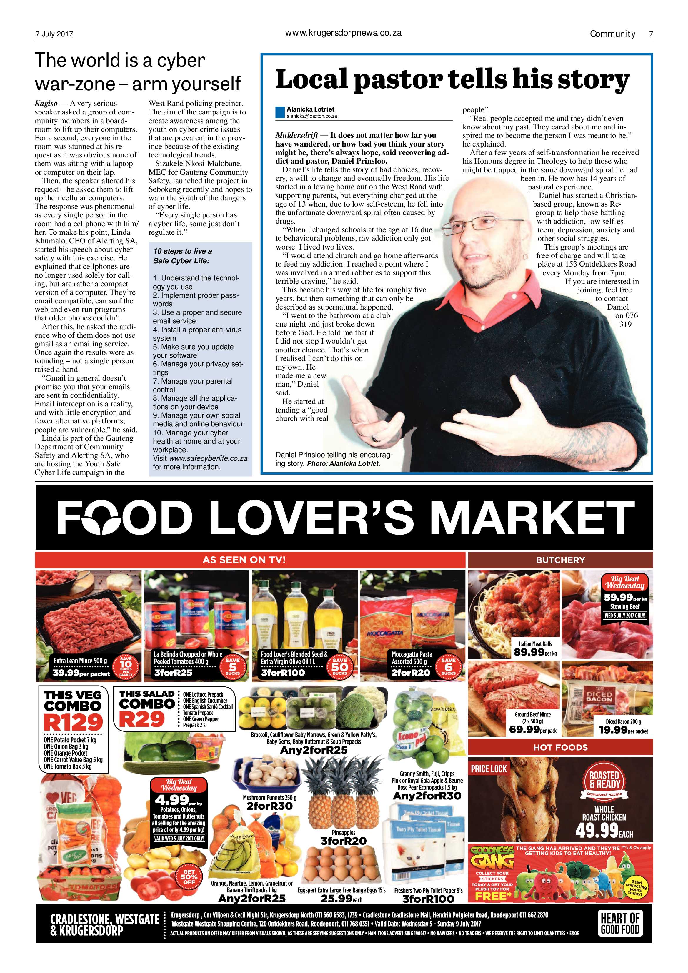 Krugersdorp News 7 July 2017 page 7