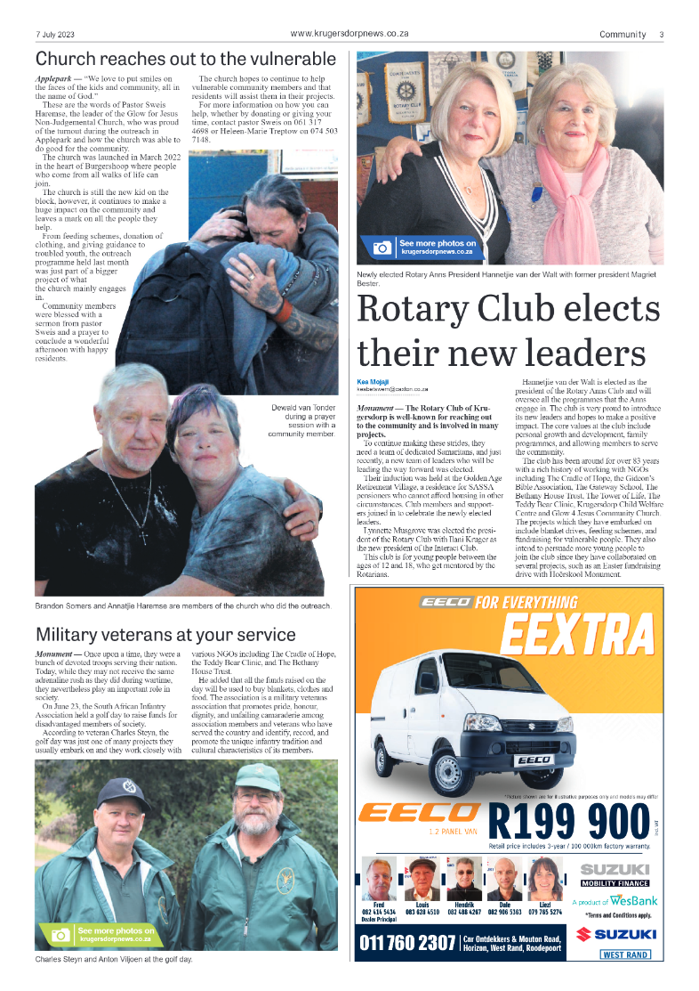 Krugersdorp News 7 July 2023 page 3