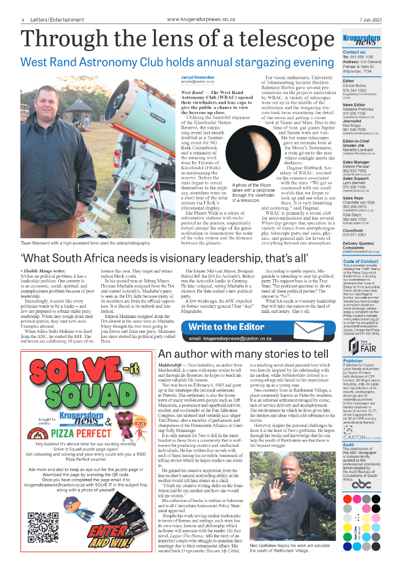 Krugersdorp News 7 July 2023 page 4