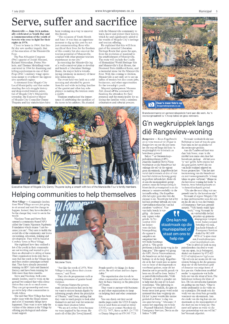 Krugersdorp News 7 July 2023 page 5