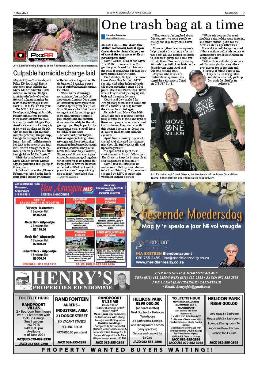Krugersdorp News 7 May 2021 page 7