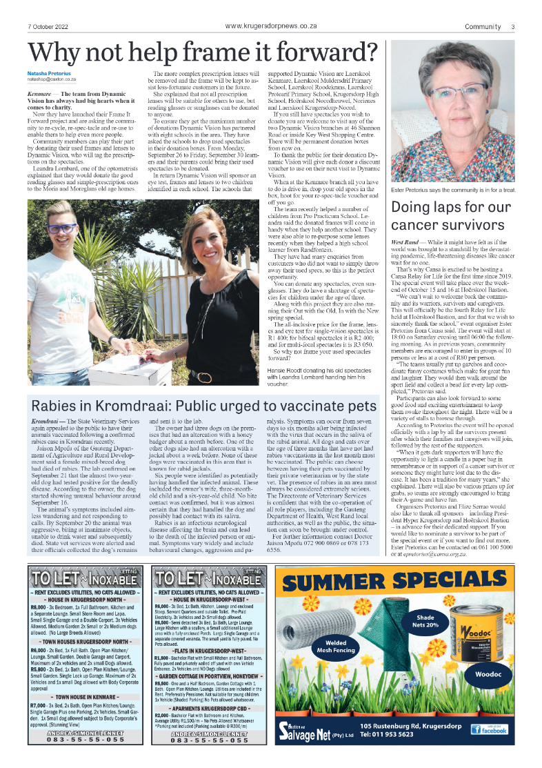 Krugersdorp News 7 October 2022 page 3
