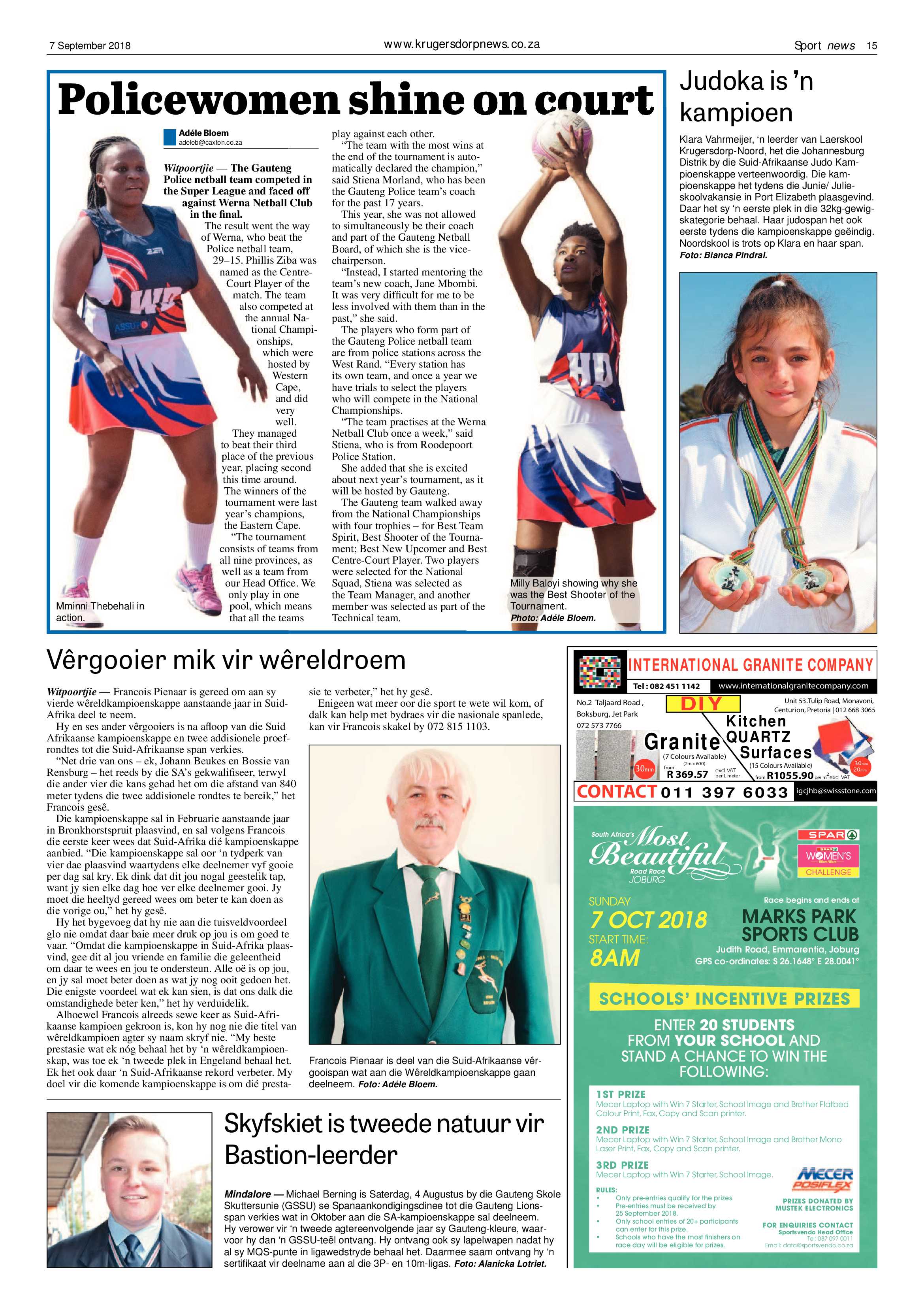 Krugersdorp News 7 September 2018 page 15