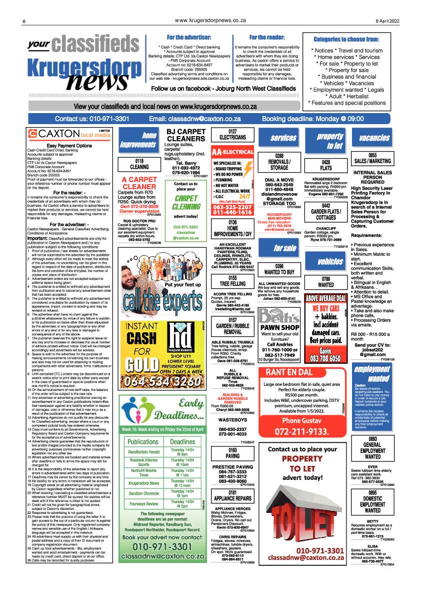 Krugersdorp News 8 April 2022 page 6