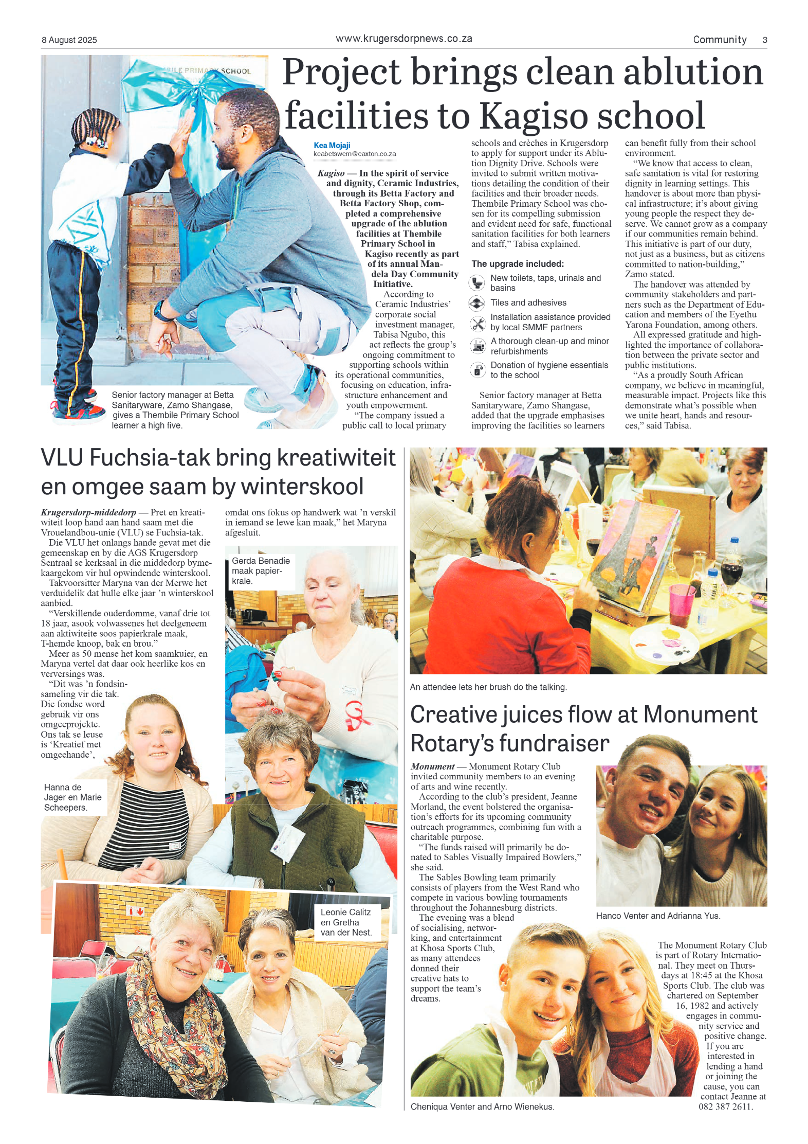 Krugersdorp News 8 August 2025 page 3