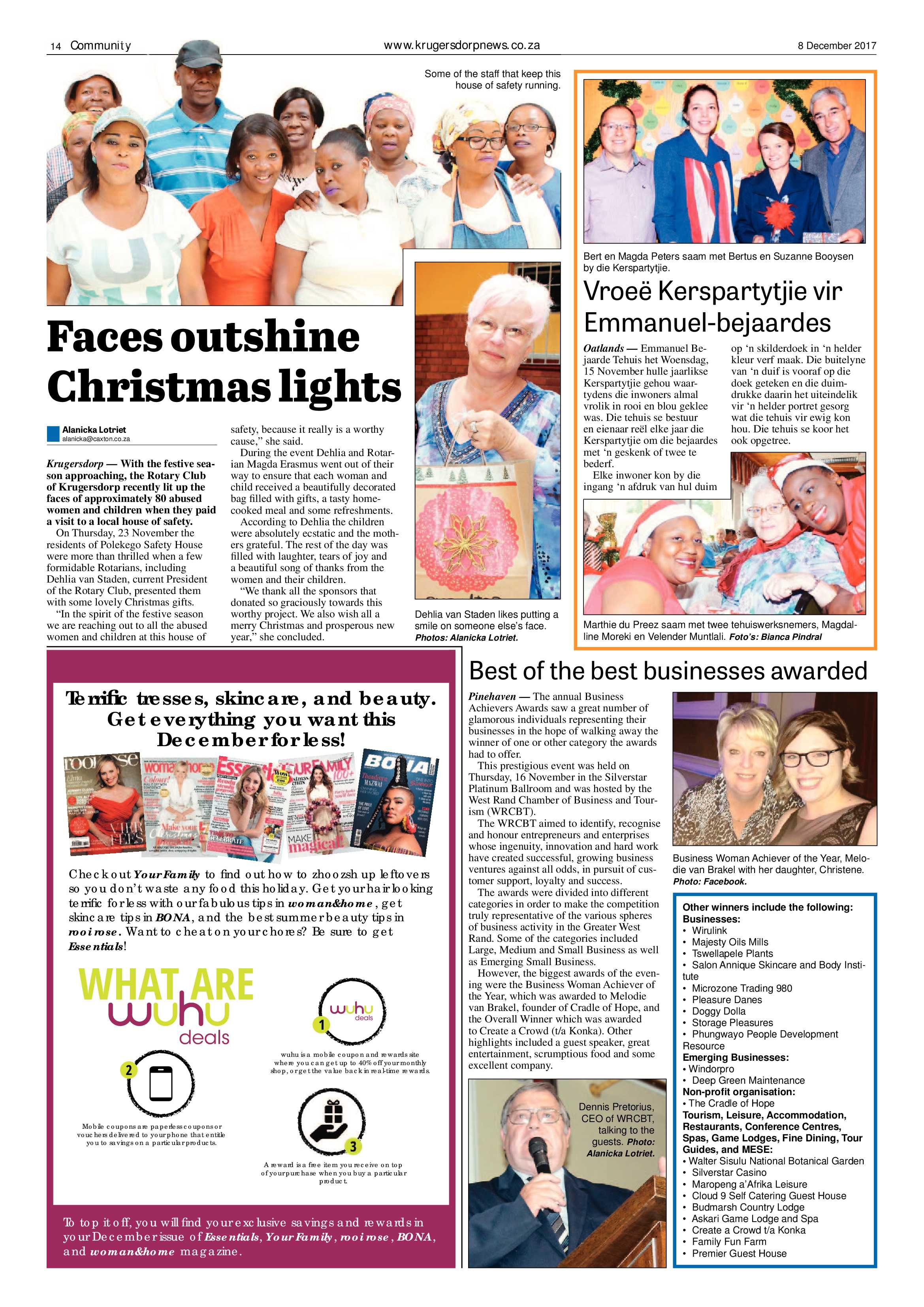 Krugersdorp News 8 December 2017 page 14