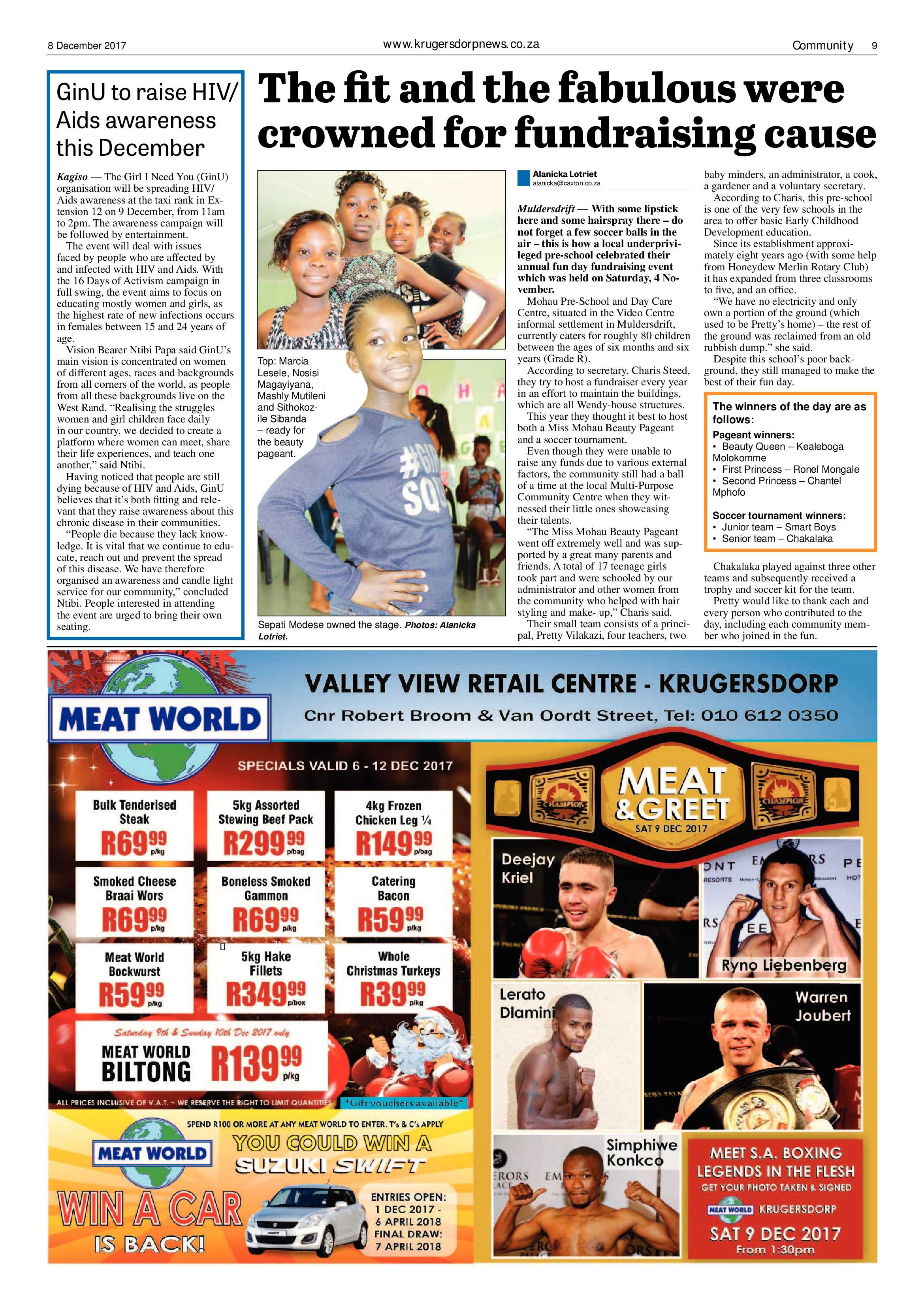 Krugersdorp News 8 December 2017 page 9