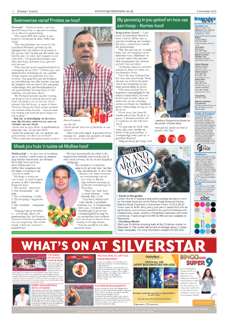 Krugersdorp News 8 December 2023 page 4