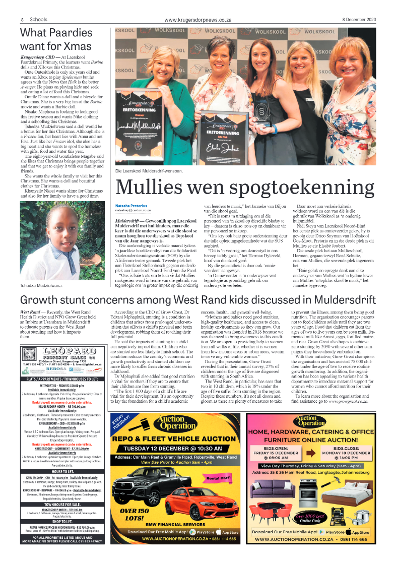 Krugersdorp News 8 December 2023 page 8