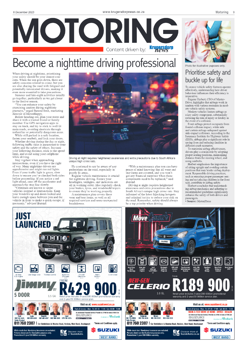 Krugersdorp News 8 December 2023 page 9