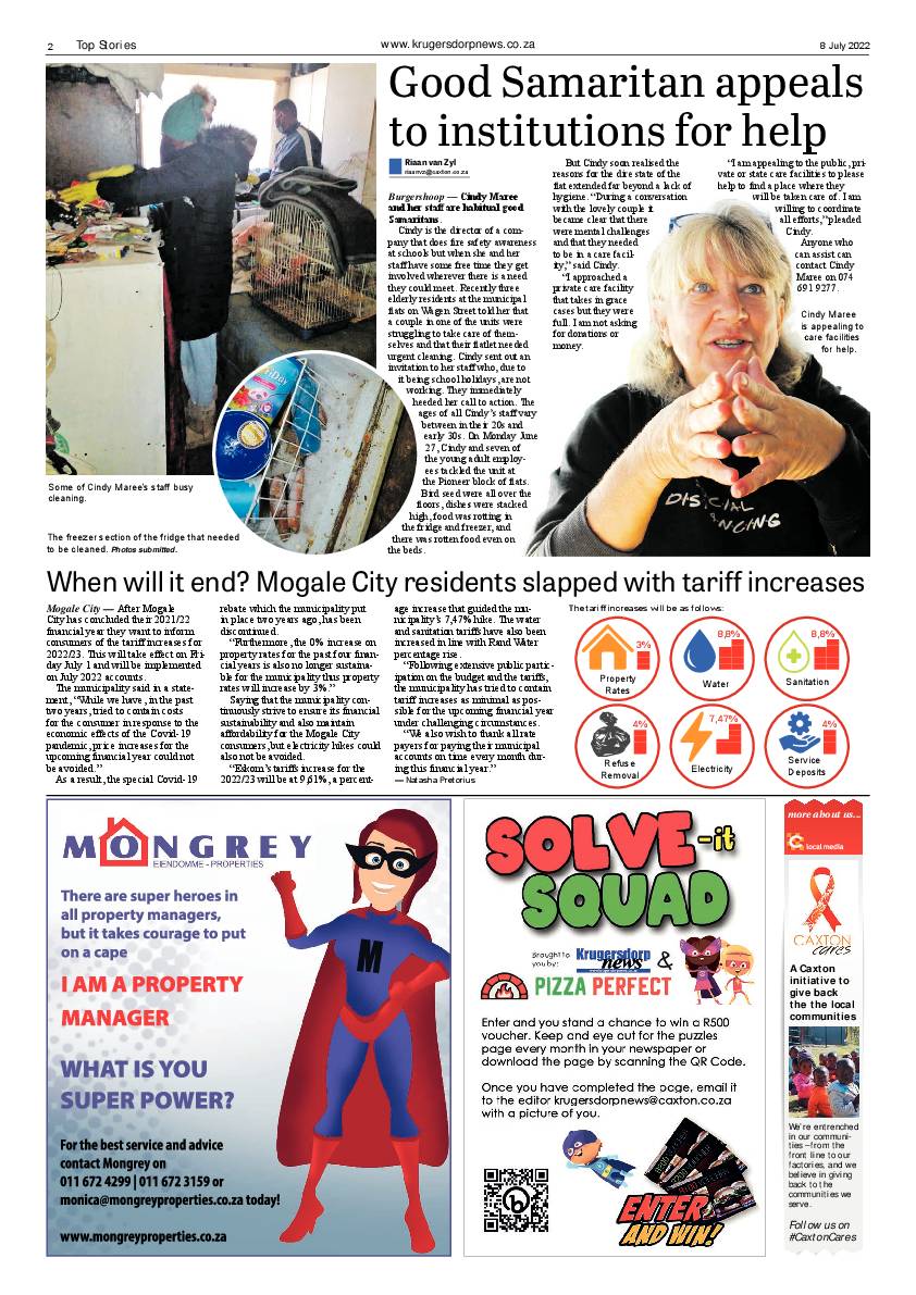 Krugersdorp News 8 July 2022 page 2