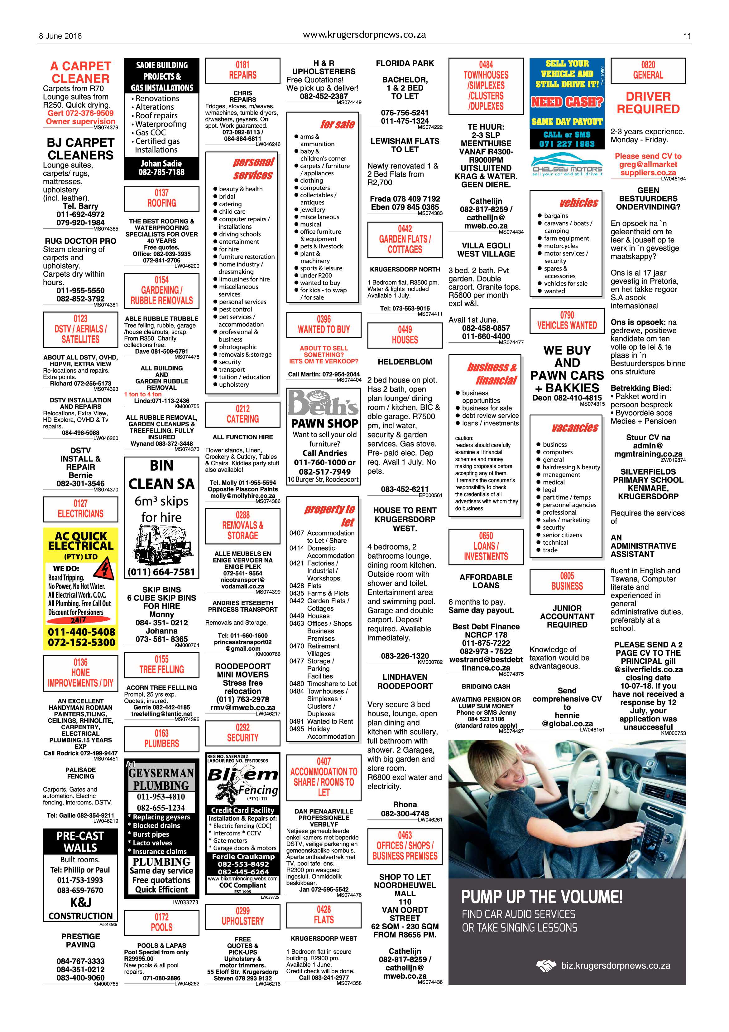 Krugersdorp News 8 June 2018 page 11