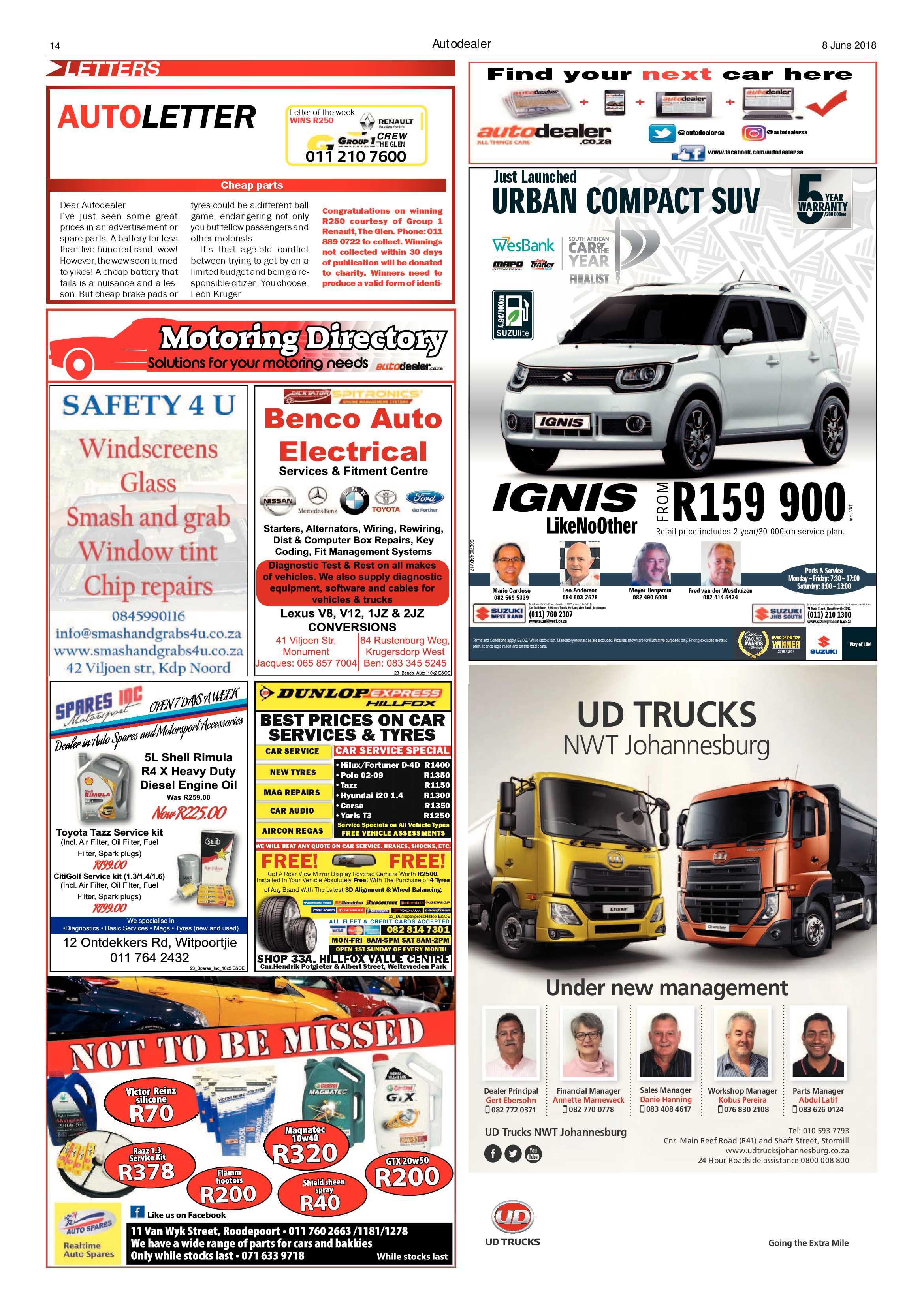 Krugersdorp News 8 June 2018 page 14