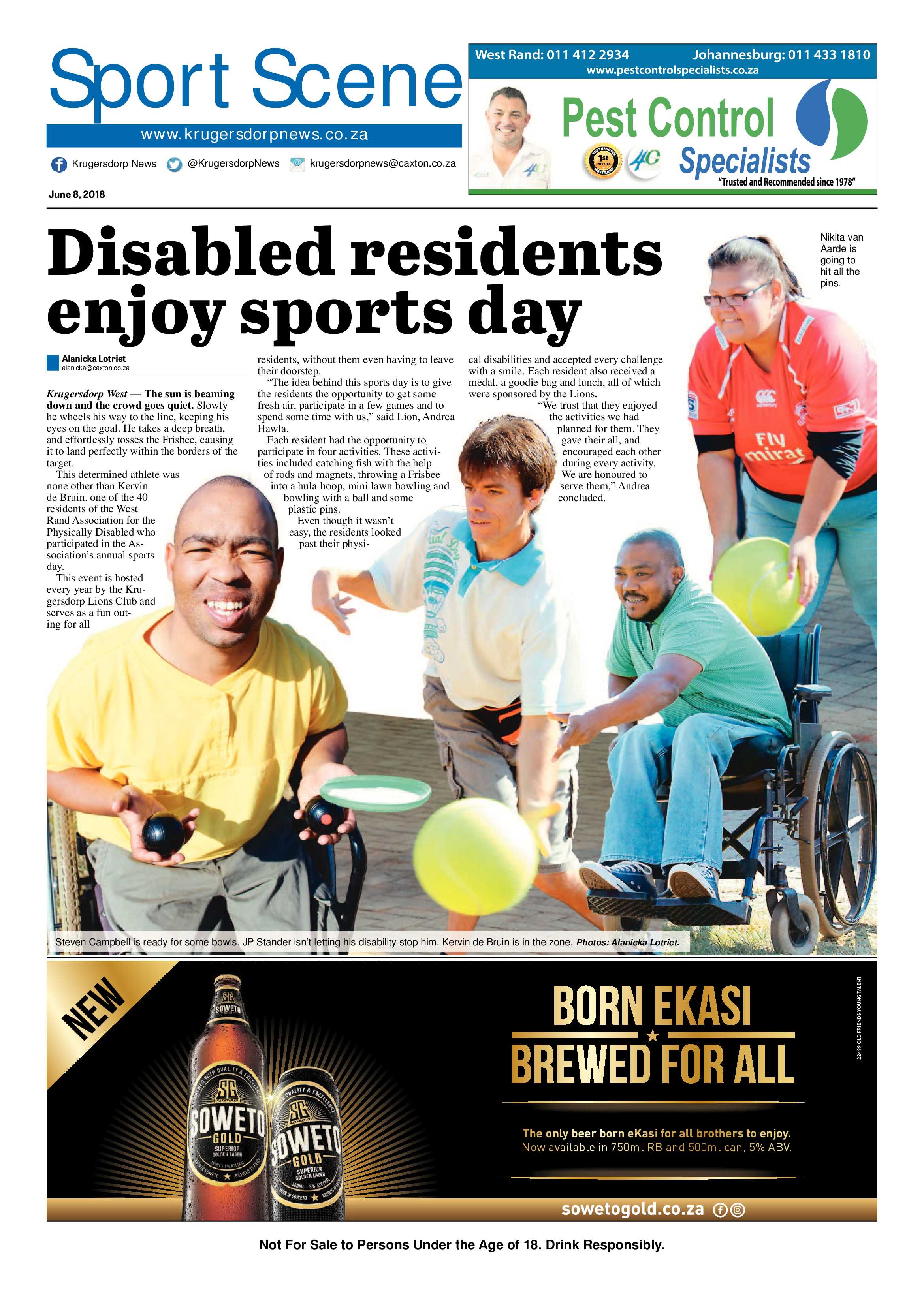 Krugersdorp News 8 June 2018 page 16