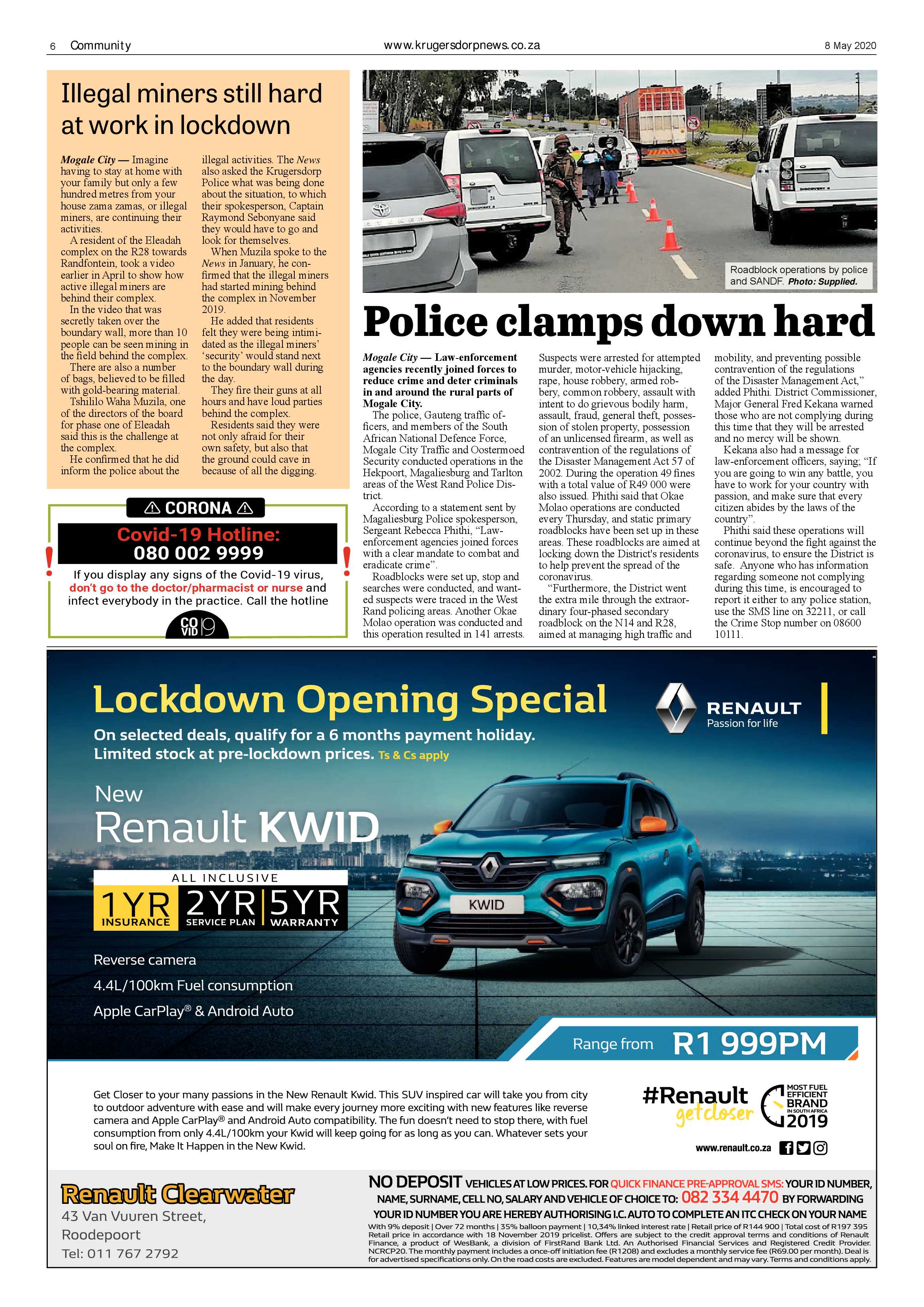 Krugersdorp News 8 May 2020 page 6
