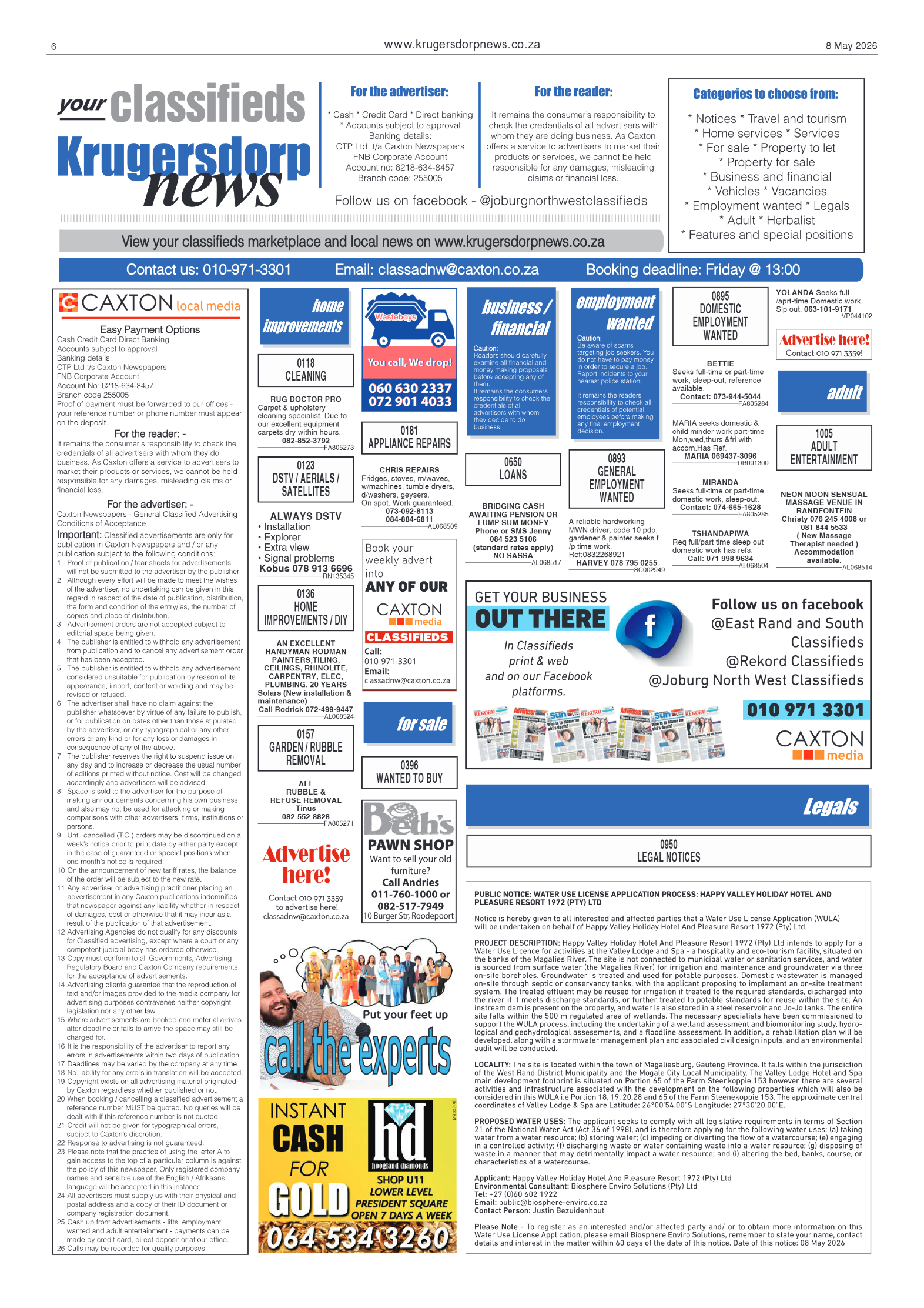 Krugersdorp News 8 May 2026 page 6