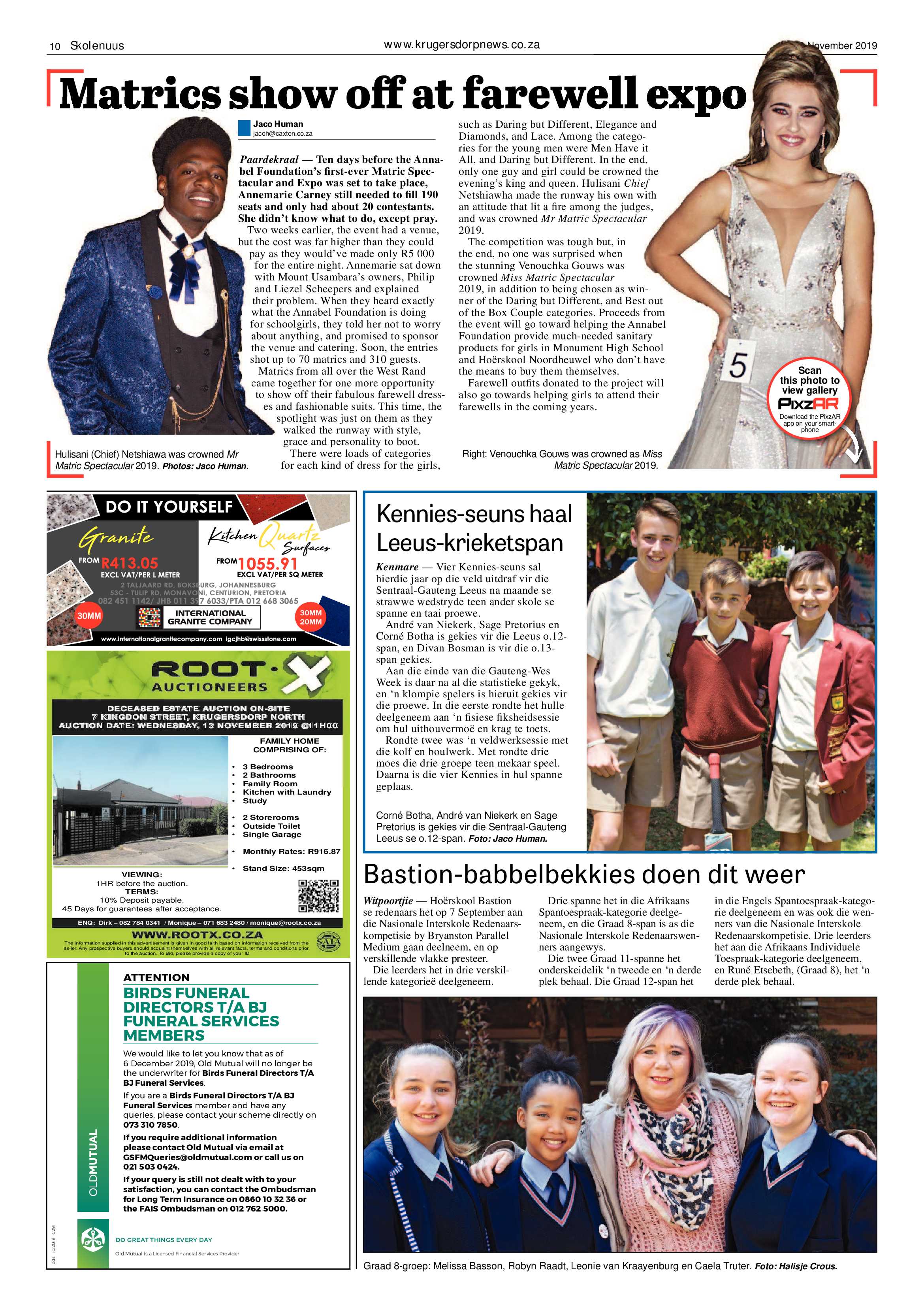 Krugersdorp News 8 November 2019 page 10