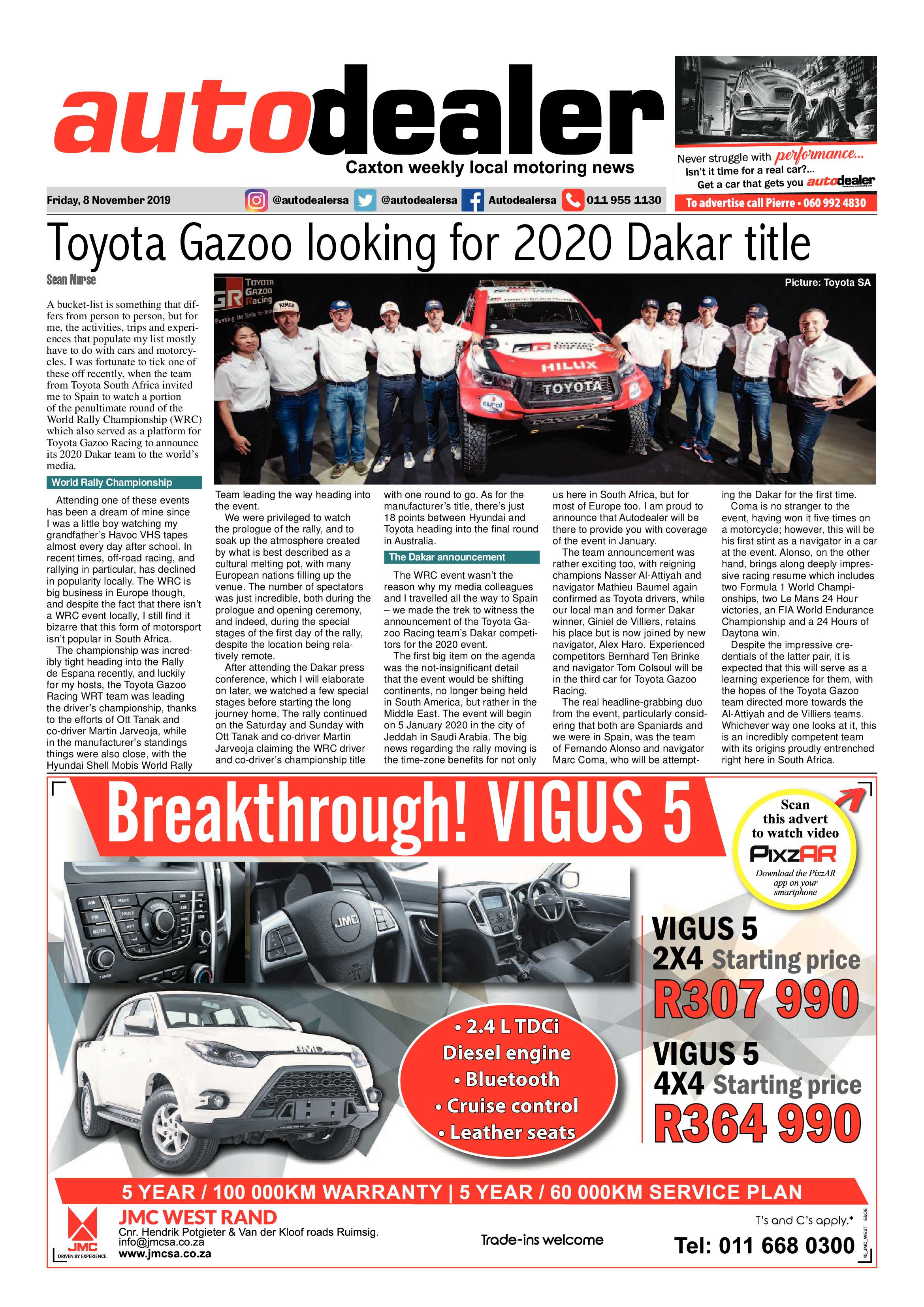Krugersdorp News 8 November 2019 page 11