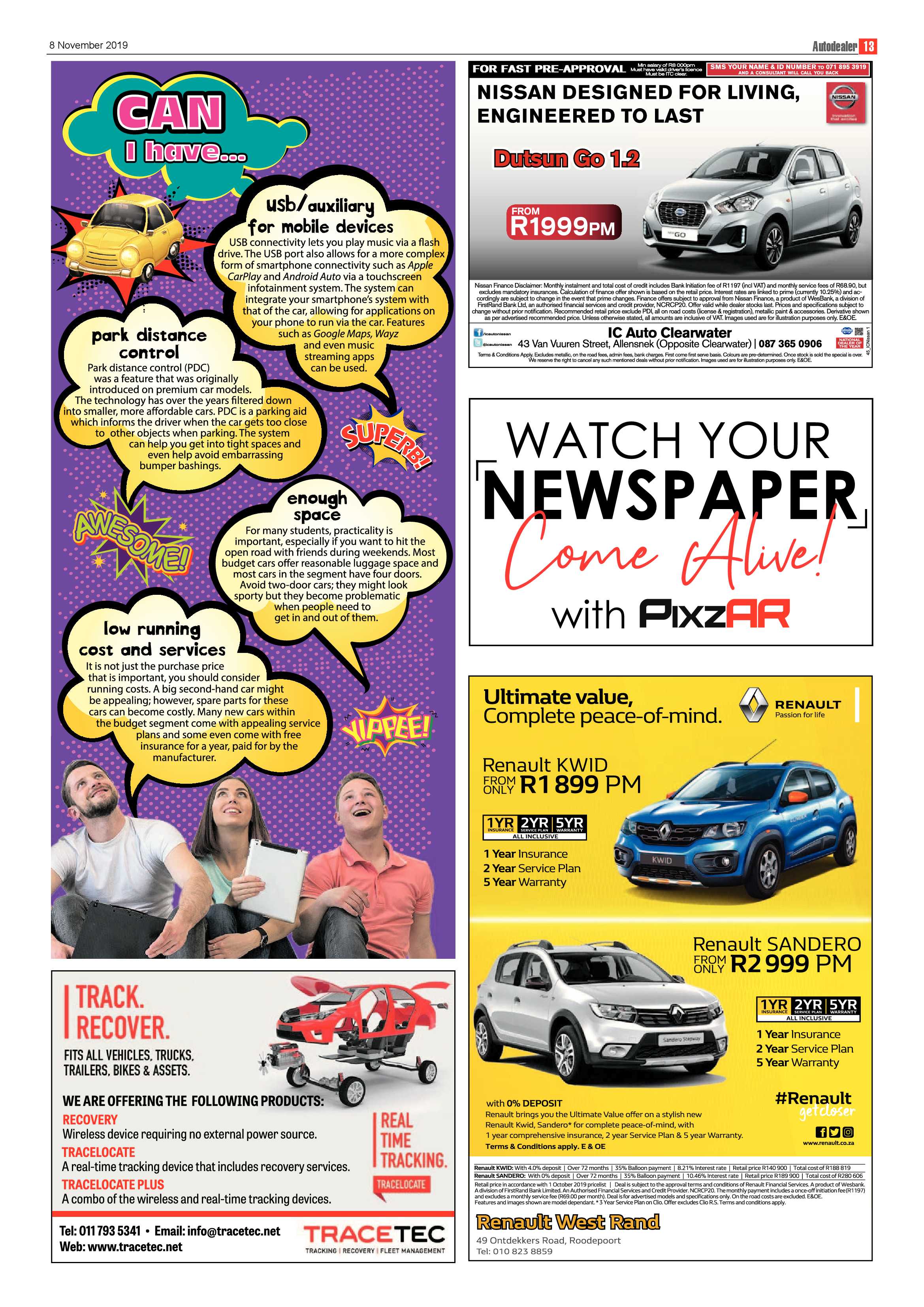 Krugersdorp News 8 November 2019 page 13