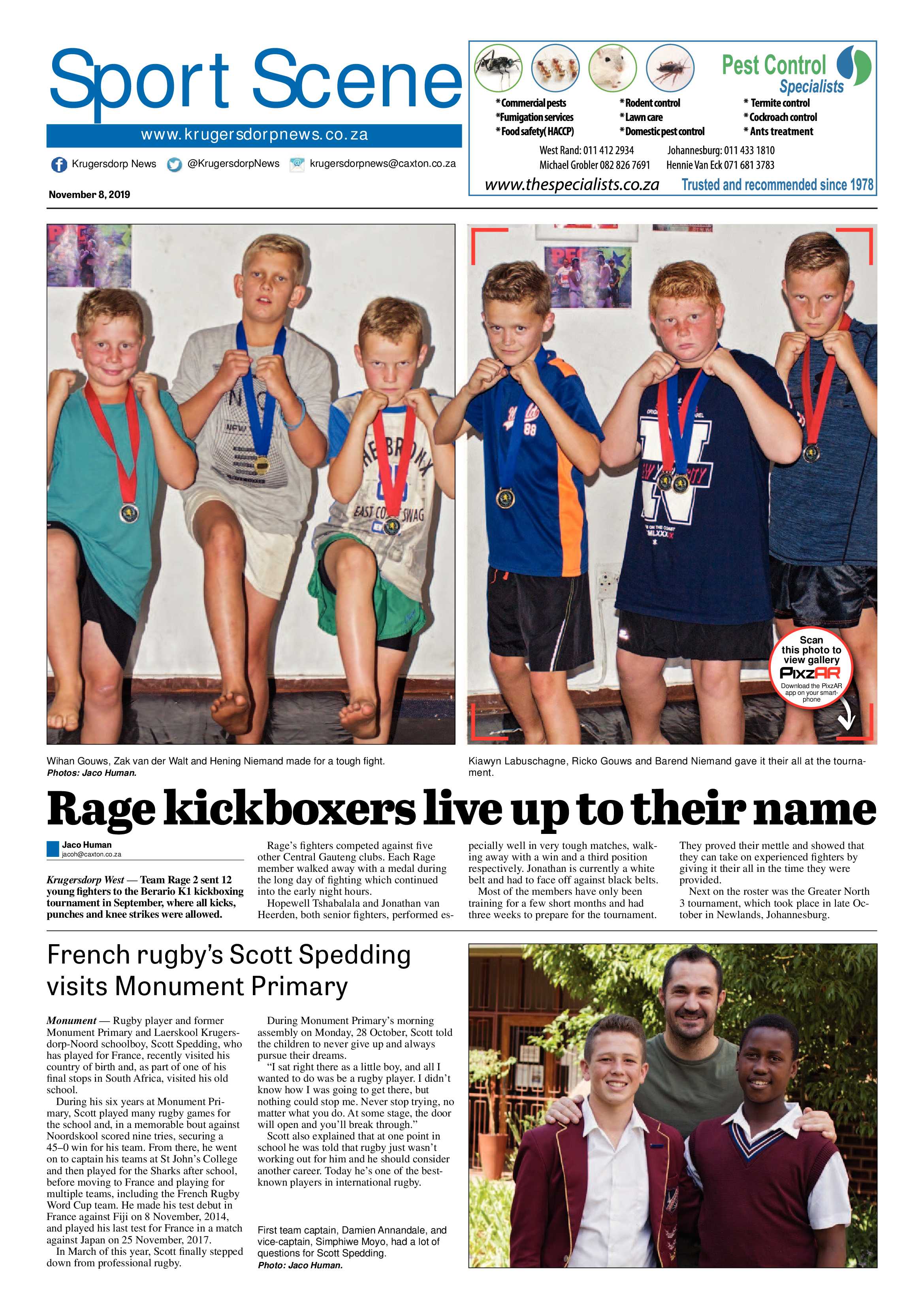 Krugersdorp News 8 November 2019 page 20