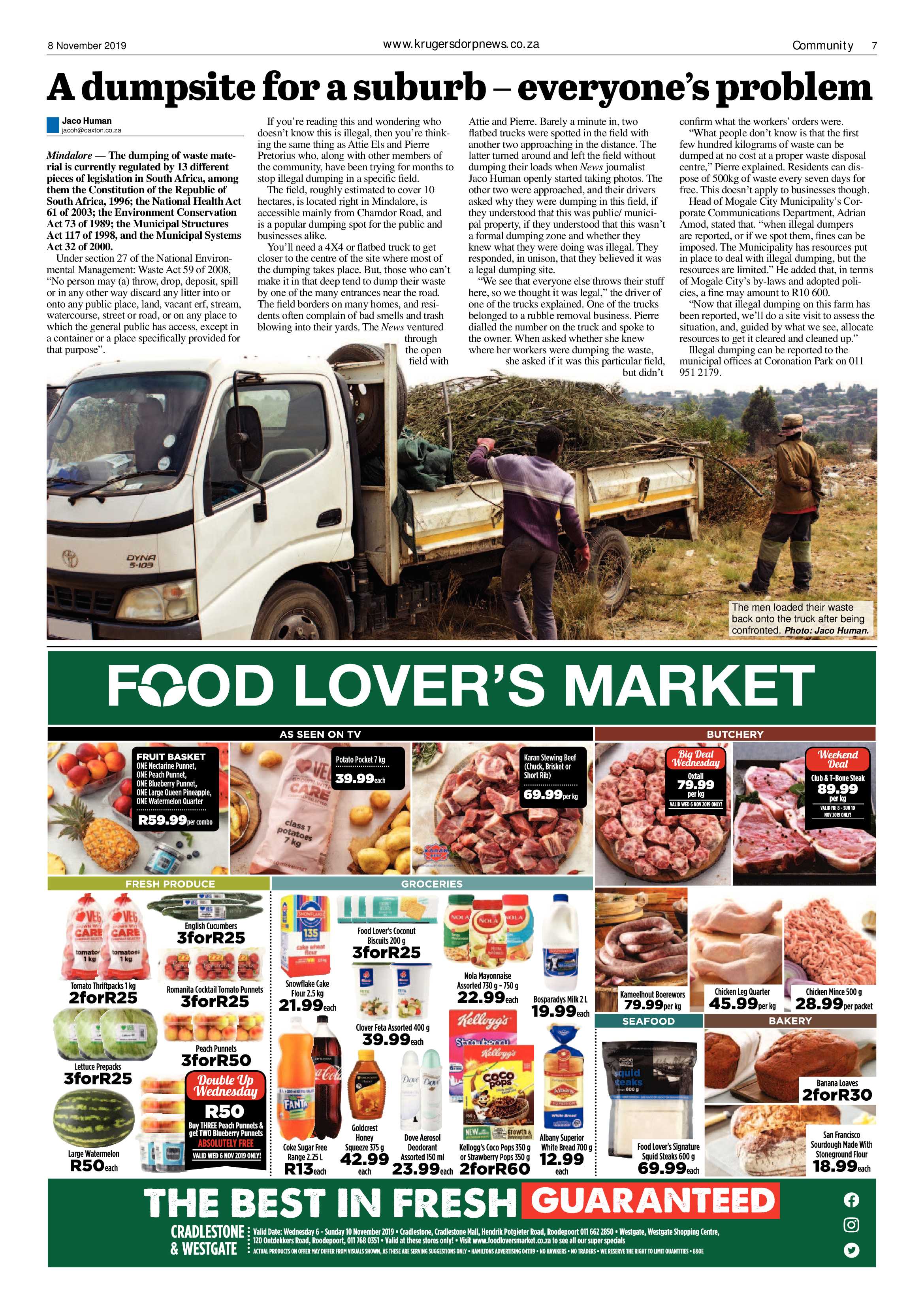Krugersdorp News 8 November 2019 page 7