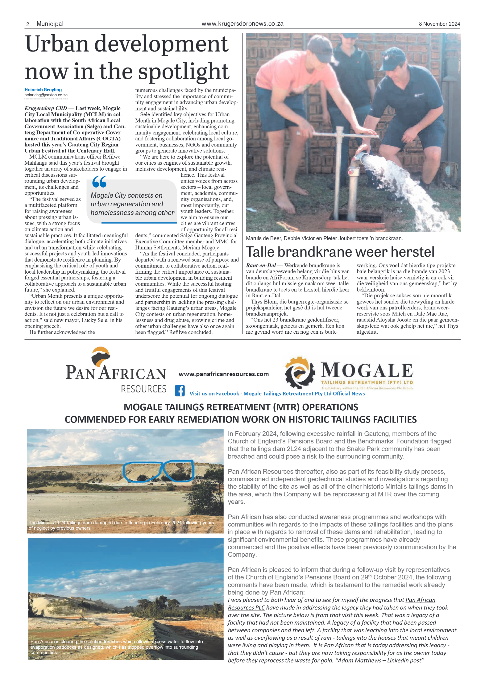 Krugersdorp News 8 November 2024 page 2