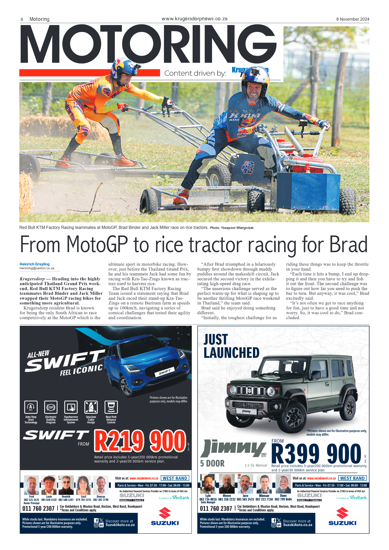 Krugersdorp News 8 November 2024 page 6