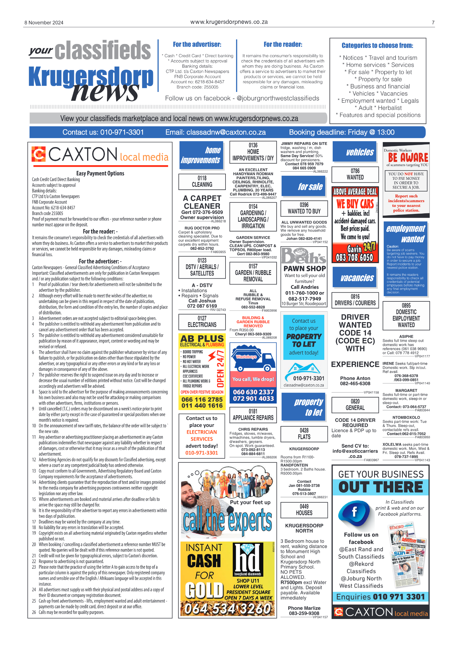 Krugersdorp News 8 November 2024 page 7