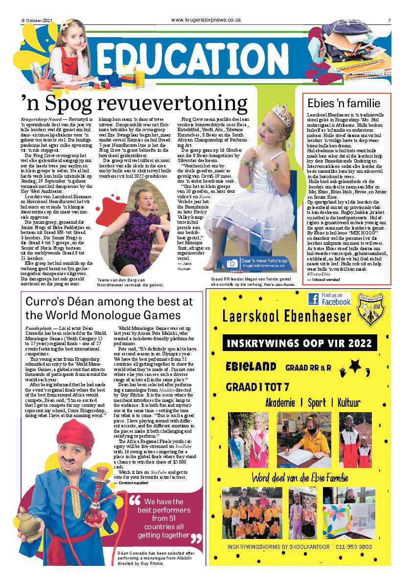 Krugersdorp News 8 October 2021 page 7