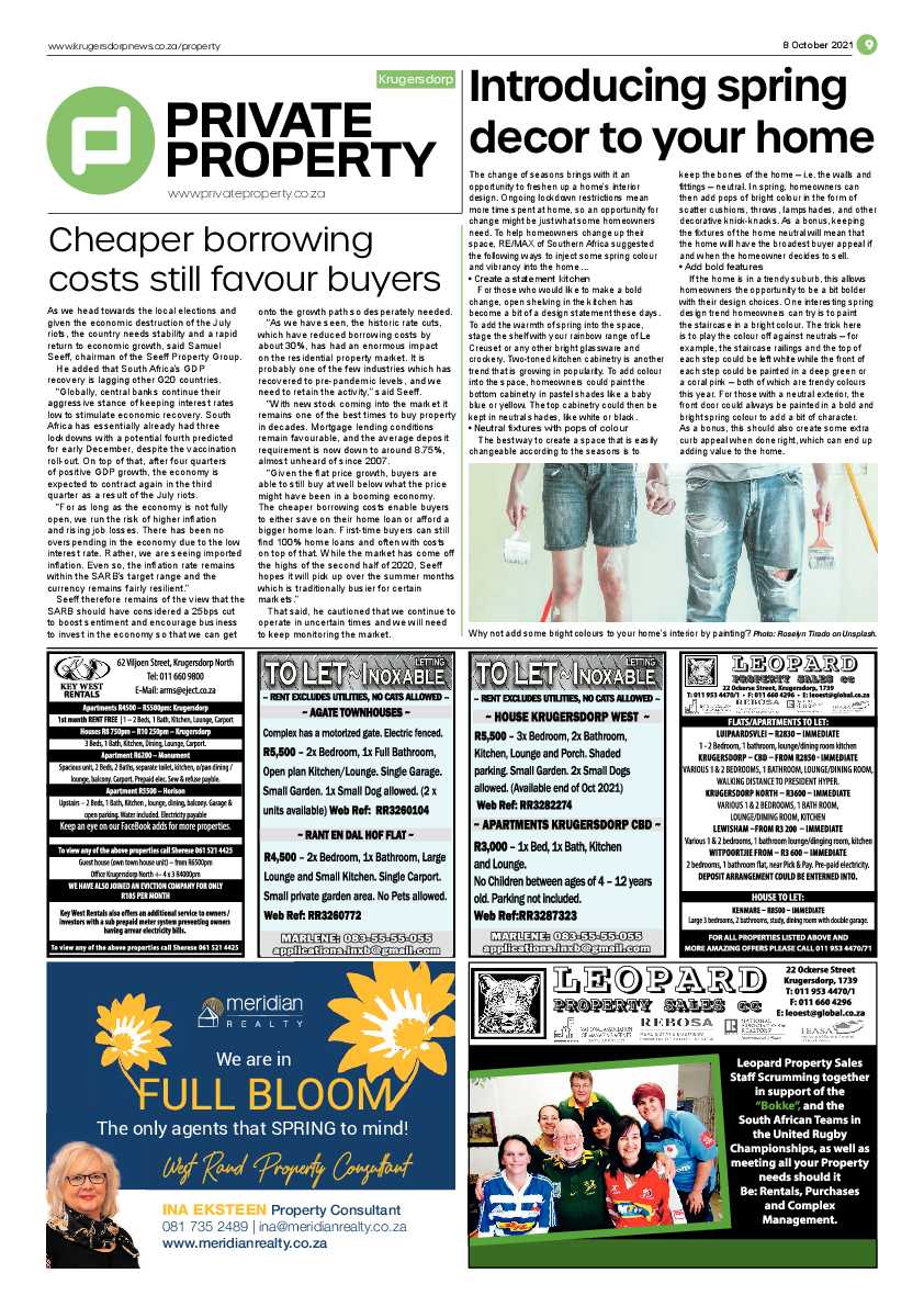Krugersdorp News 8 October 2021 page 9