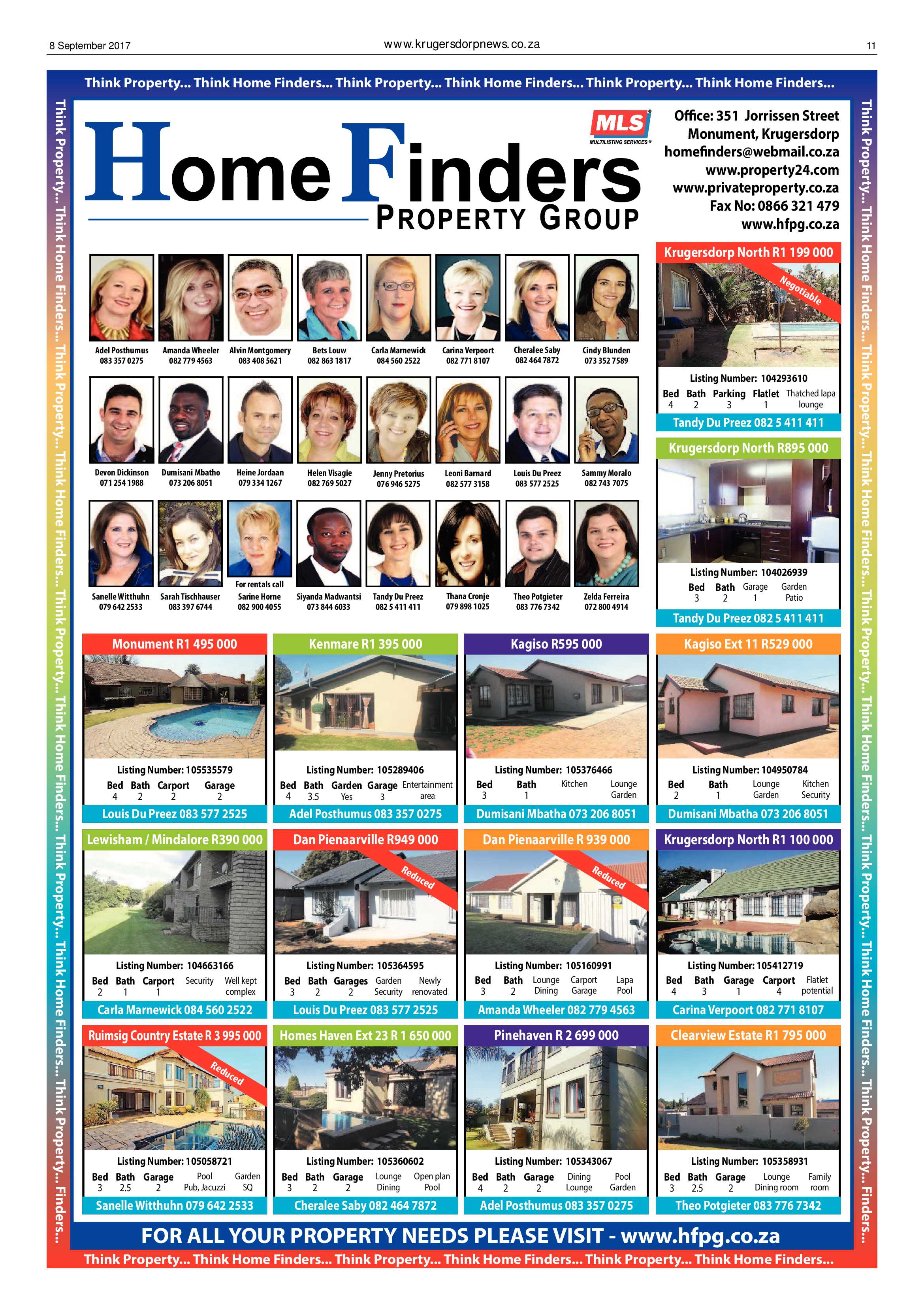 Krugersdorp News 8 September 2017 page 11