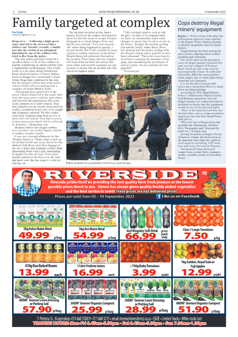 Krugersdorp News 8 September 2023 page 2