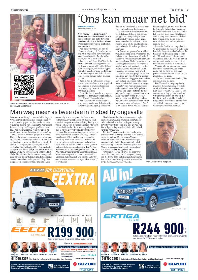Krugersdorp News 8 September 2023 page 3
