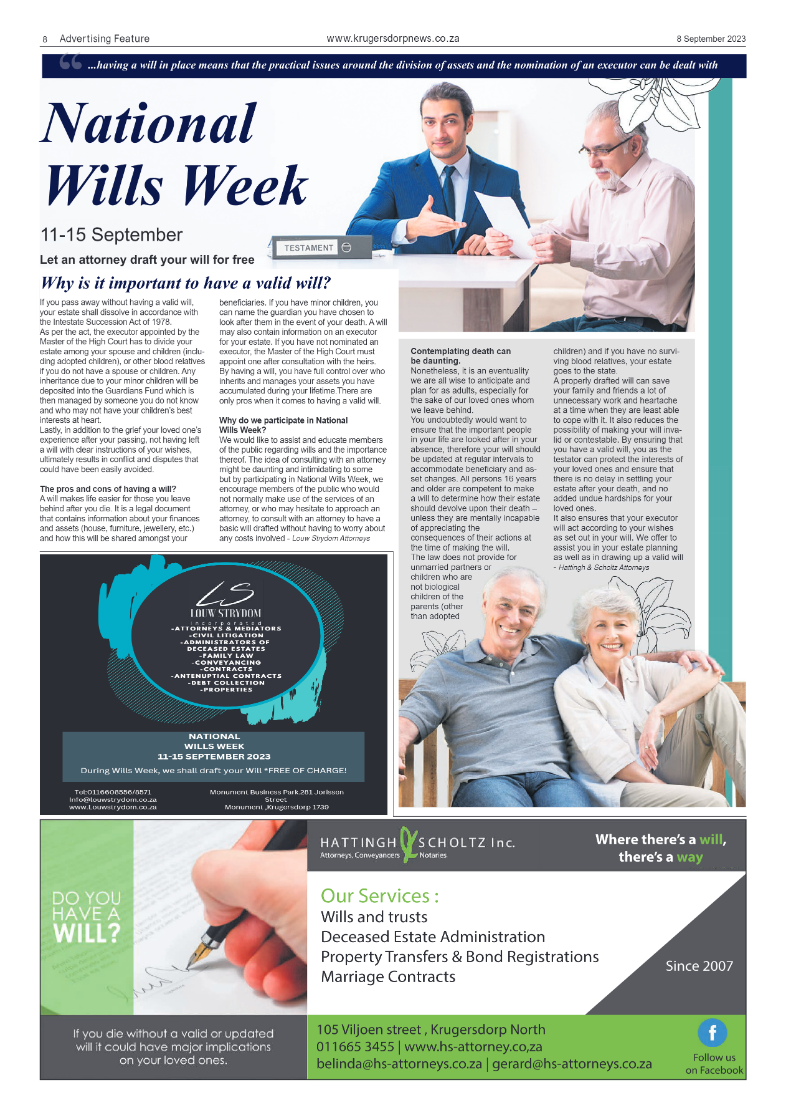 Krugersdorp News 8 September 2023 page 8