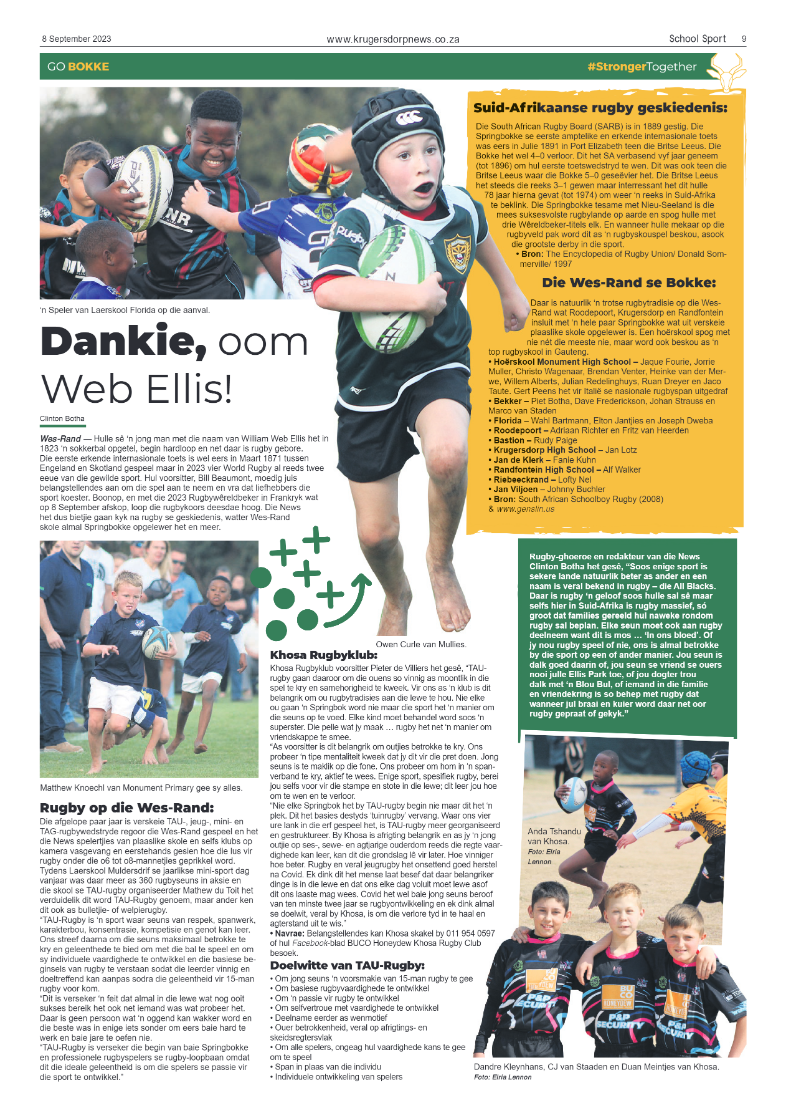 Krugersdorp News 8 September 2023 page 9