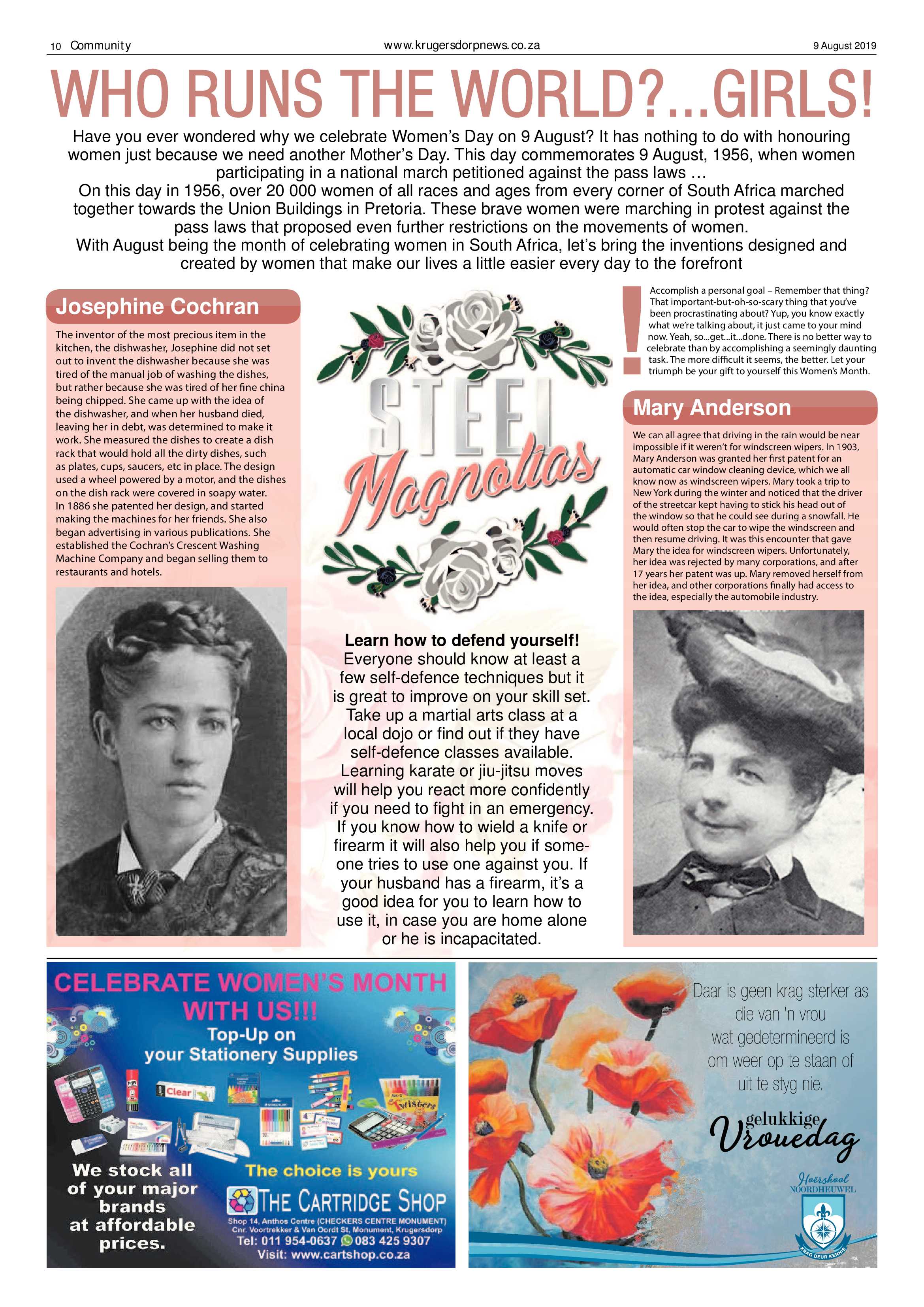 Krugersdorp News 9 August 2019 page 10
