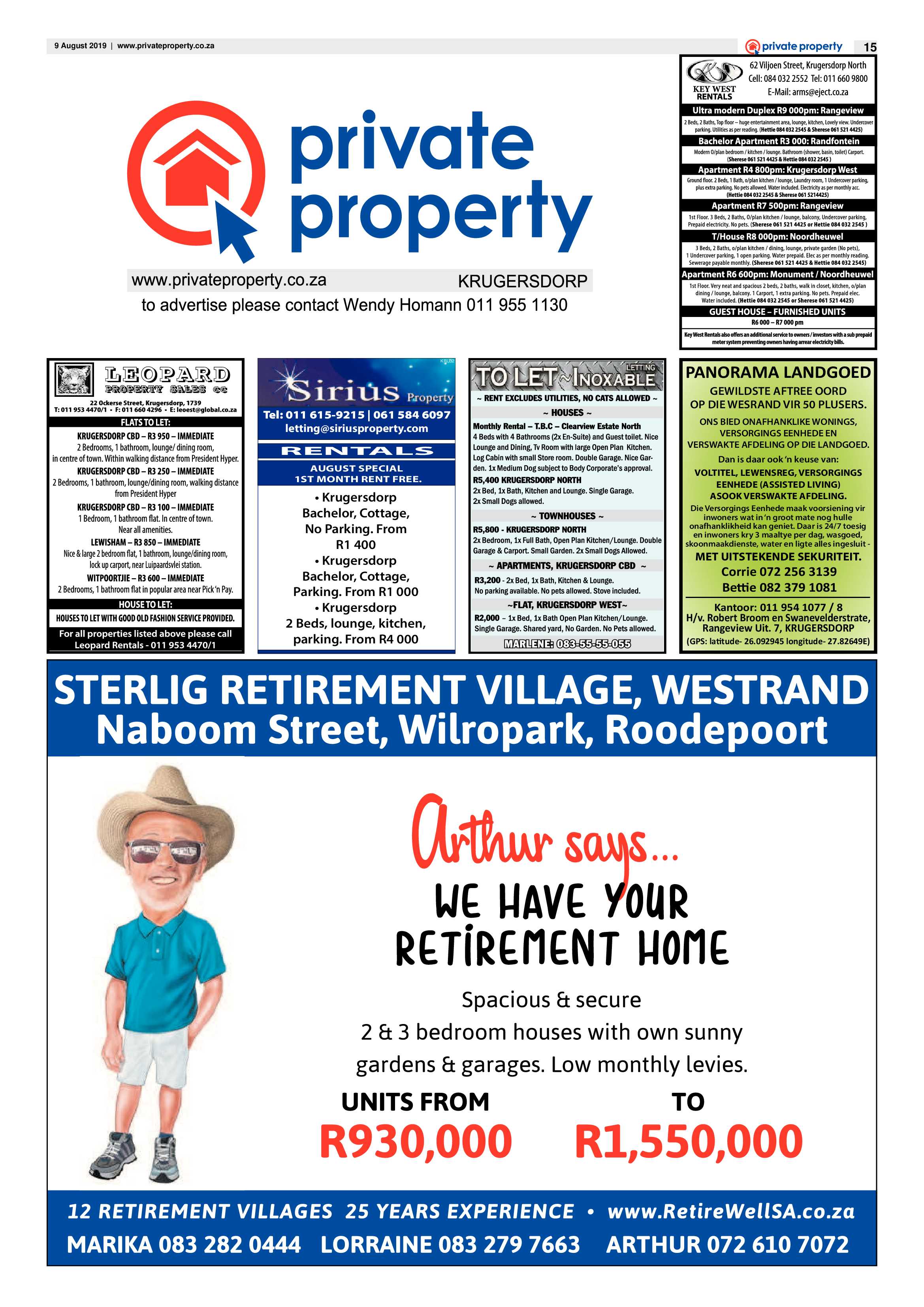 Krugersdorp News 9 August 2019 page 15