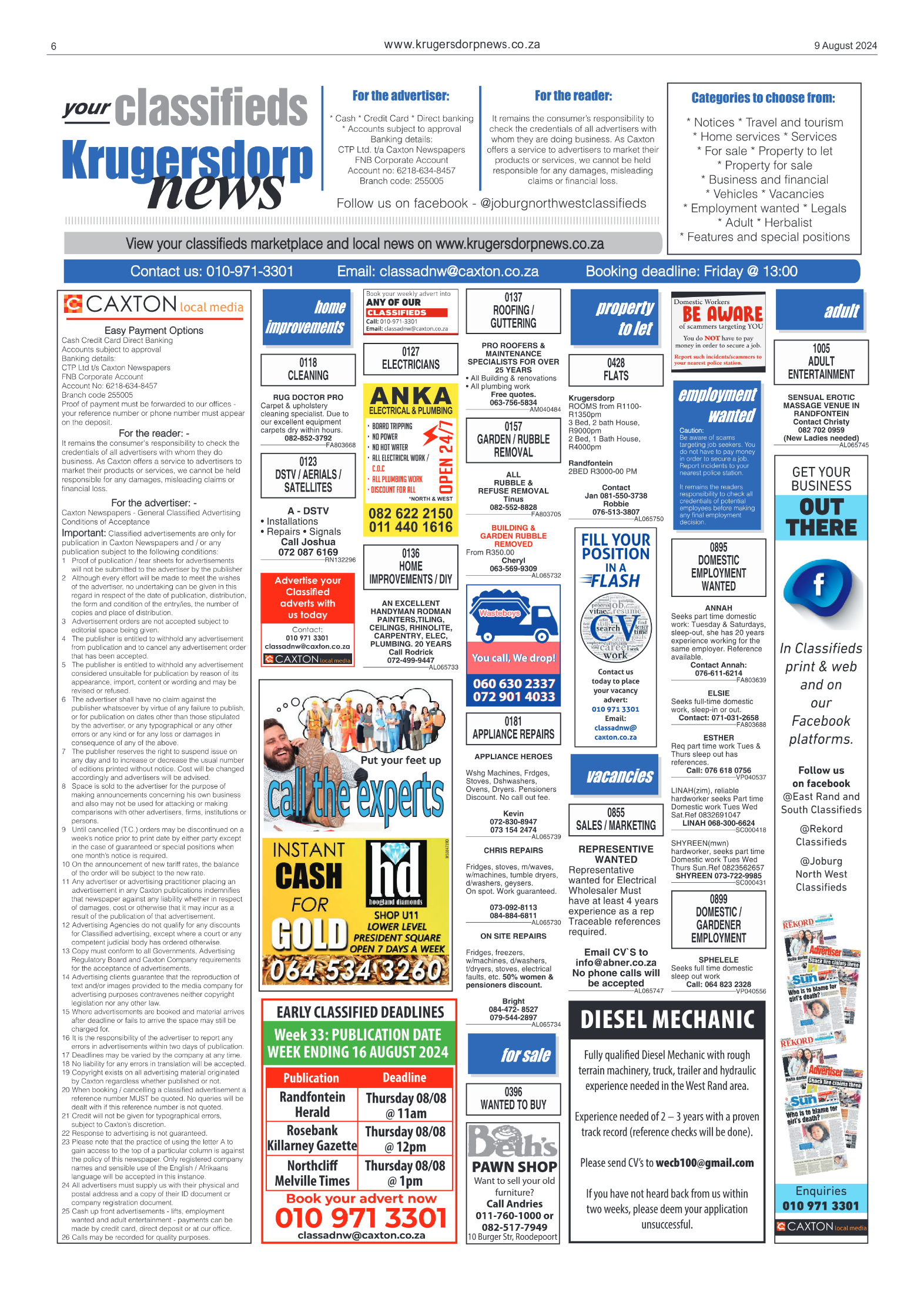 Krugersdorp News 9 August 2024 page 6