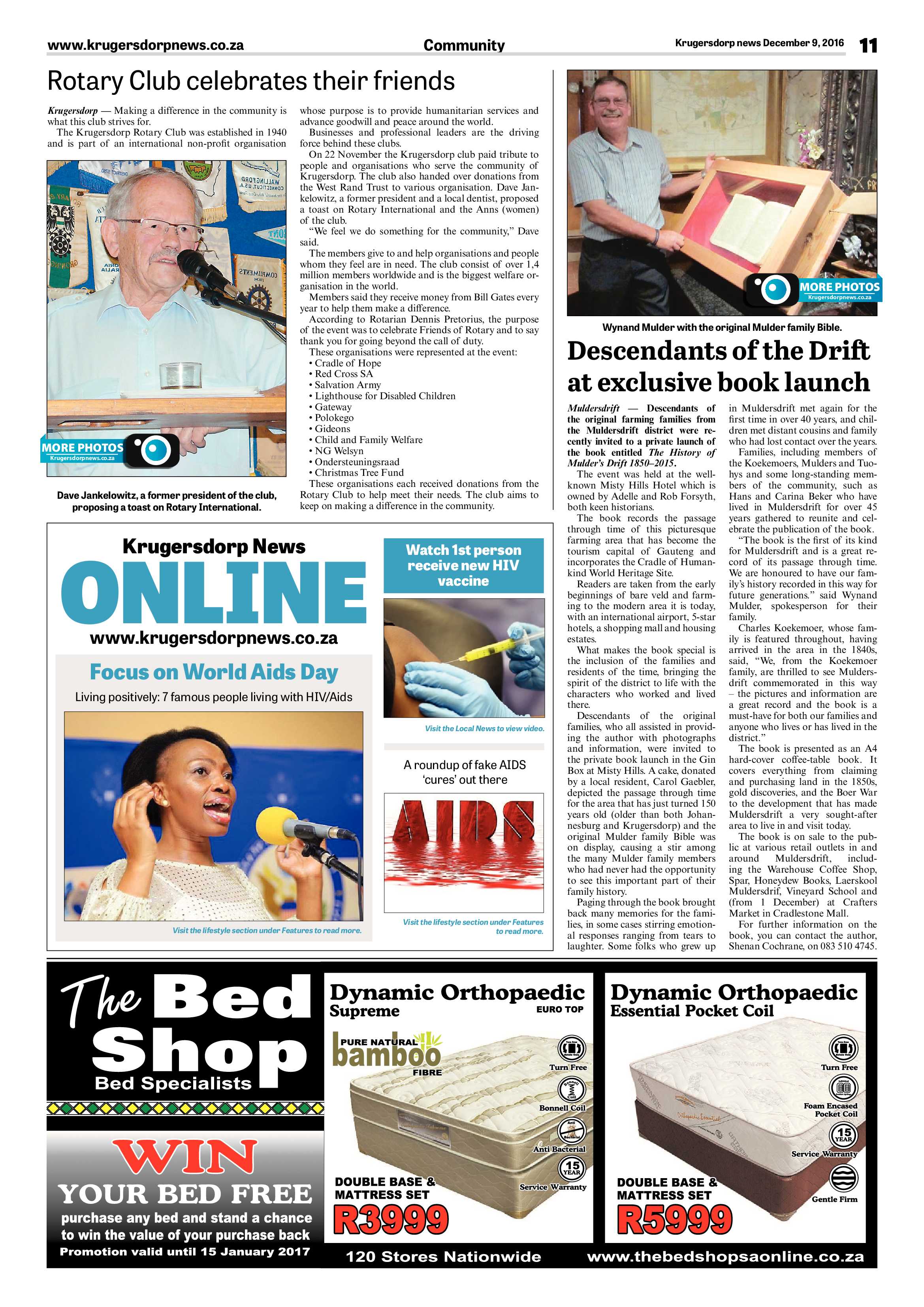 Krugersdorp News 9 December 2016 page 11