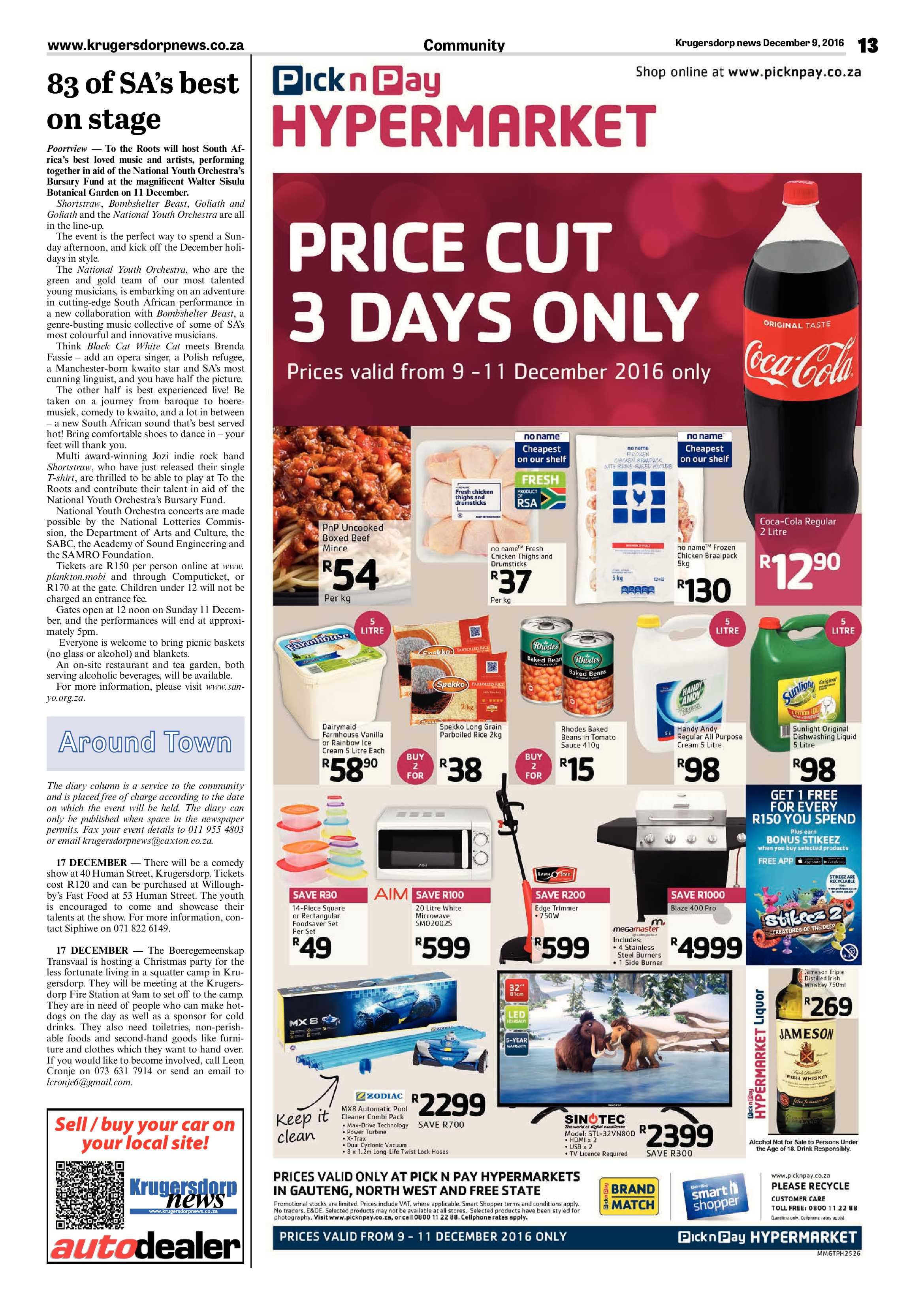 Krugersdorp News 9 December 2016 page 13